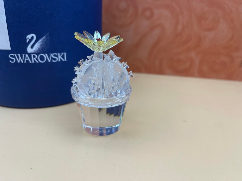 Swarovski Figur 291549 Kaktus 7 cm. Mit Ovp & Zertifikat.