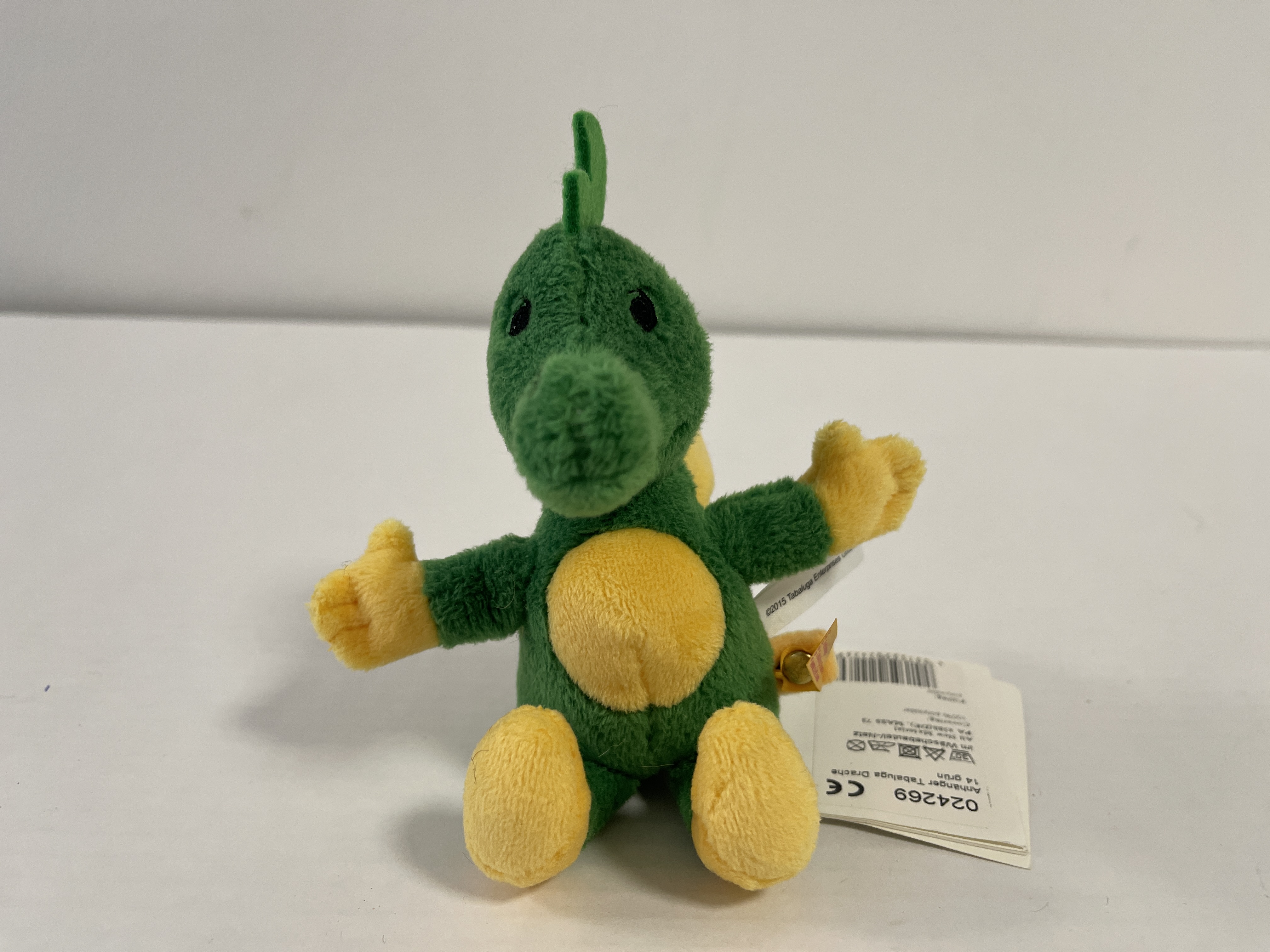 Steiff Tier Schlüsselanhänger 024269 Tabaluga 14 cm. Top Zustand 