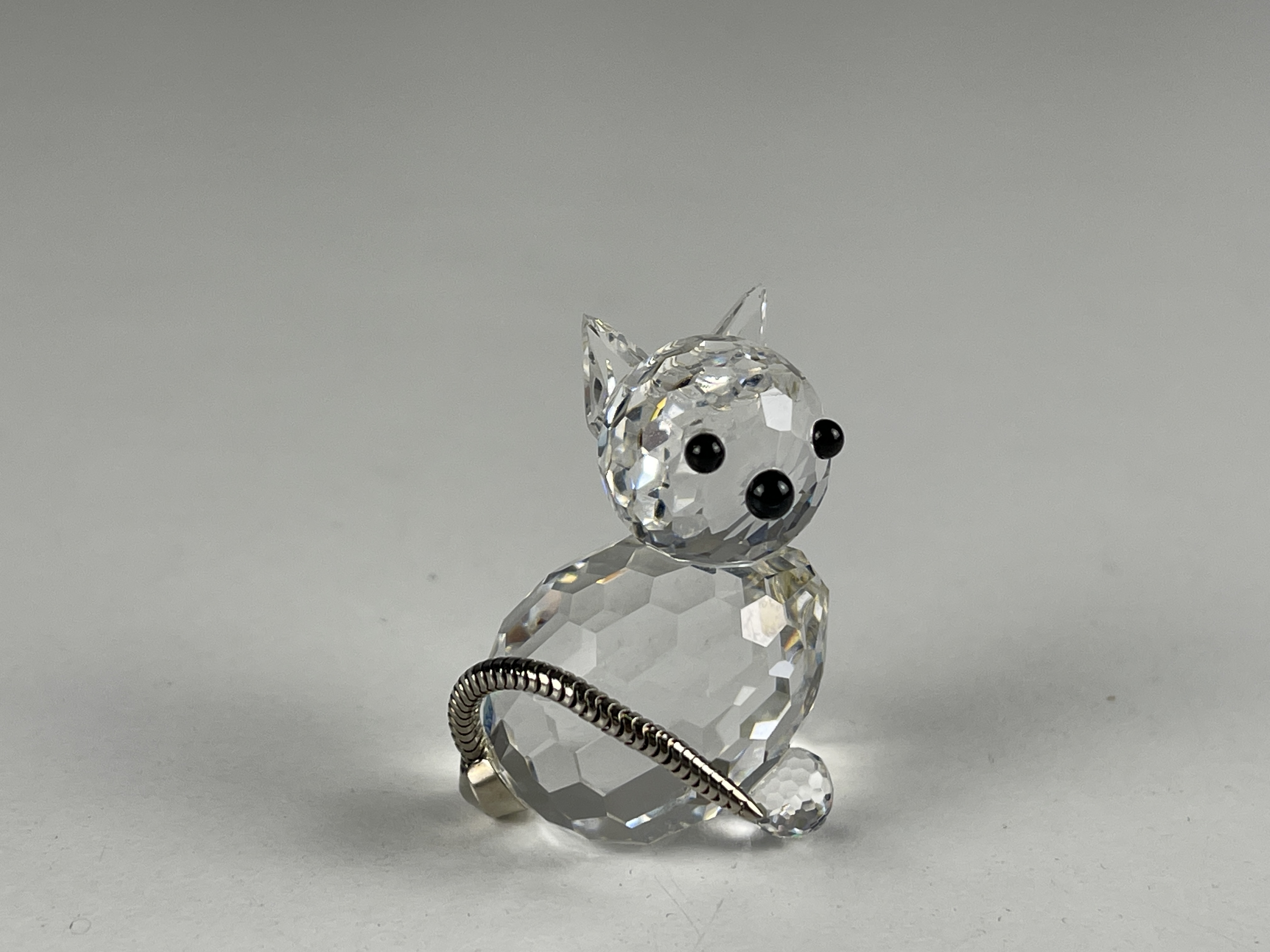 Swarovski Figur 010011 Katze 3,3 cm. Top Zustand      
