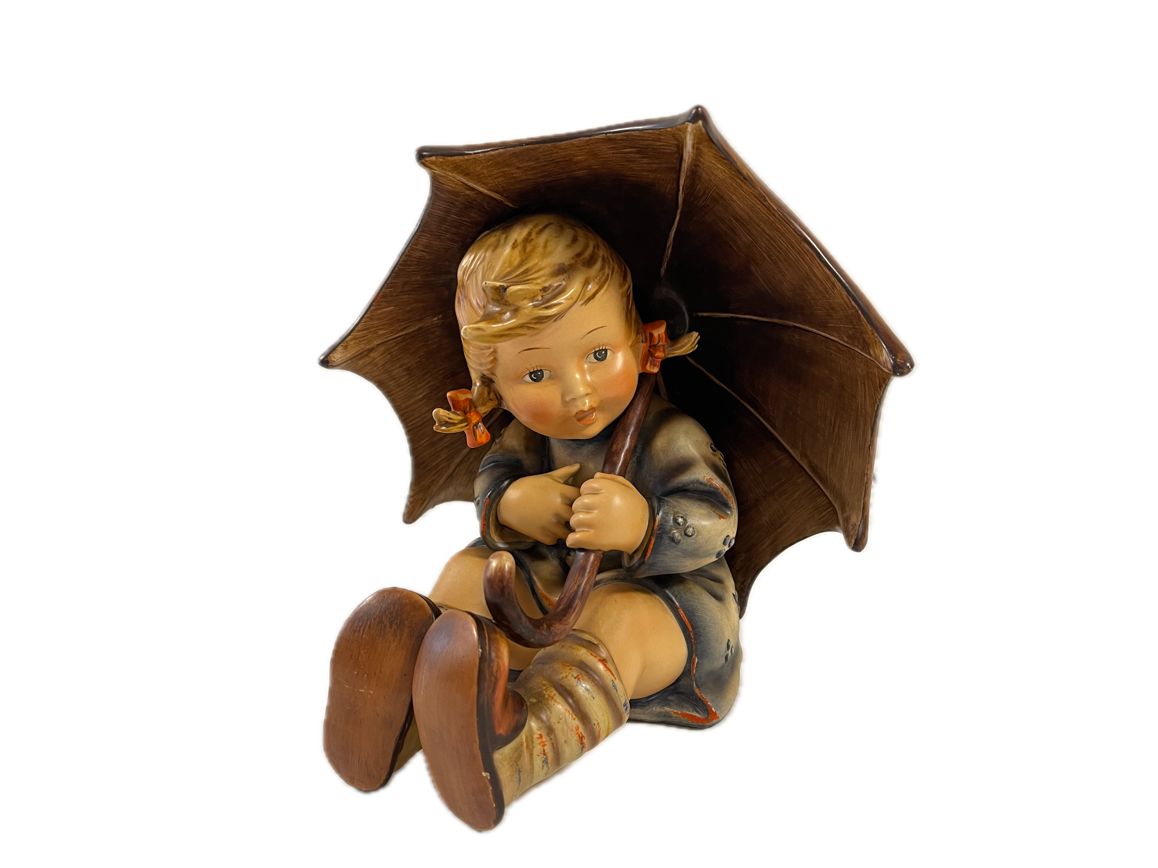Hummel Figur 152/B. Geborgen Mädchen 20 cm. 2 Wahl. Top Zustand 