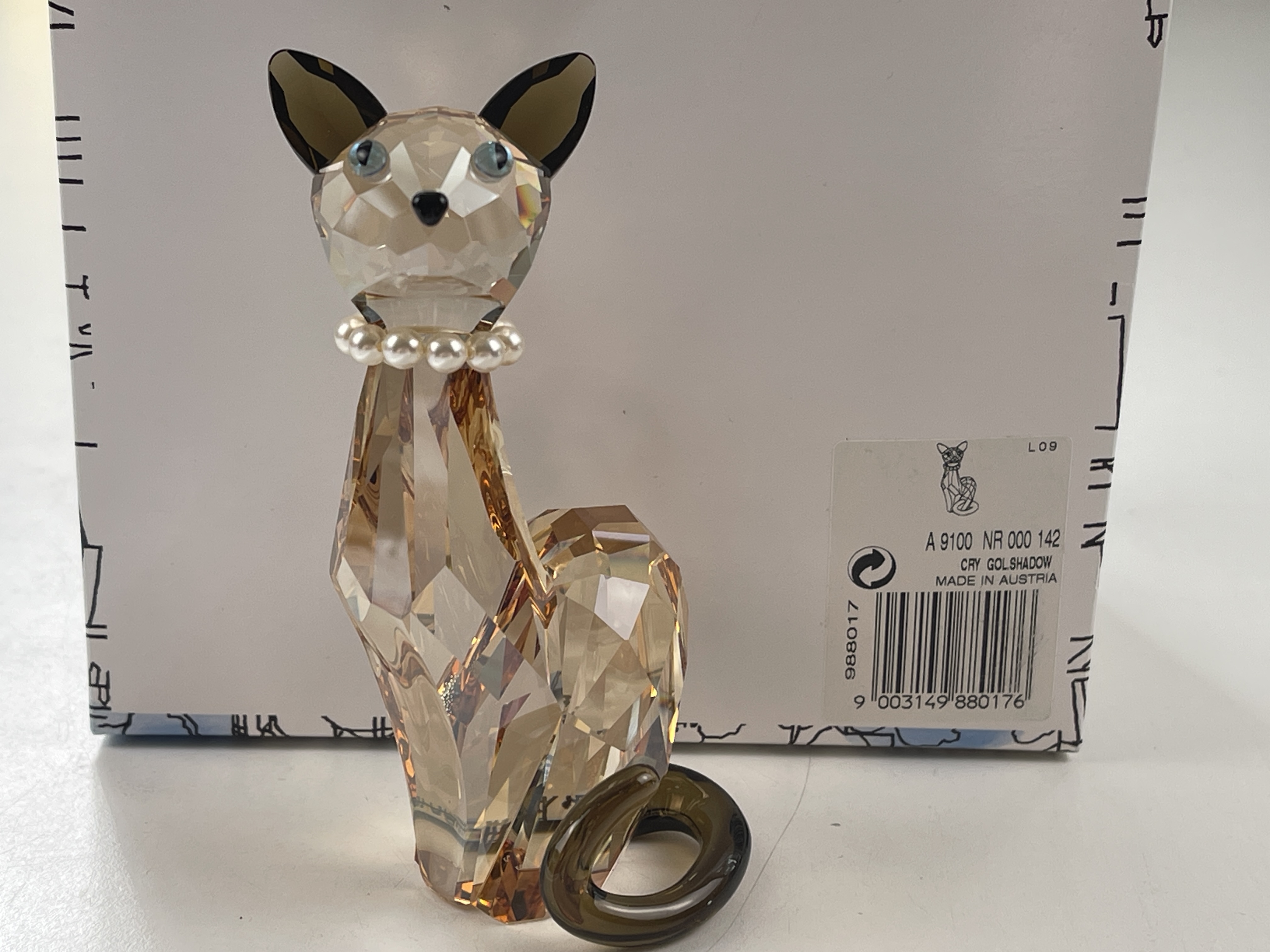 Swarovski Figur 988017 Lovelots Katze Diane 12 cm. Top Zustand  OVP & Zertifikat 