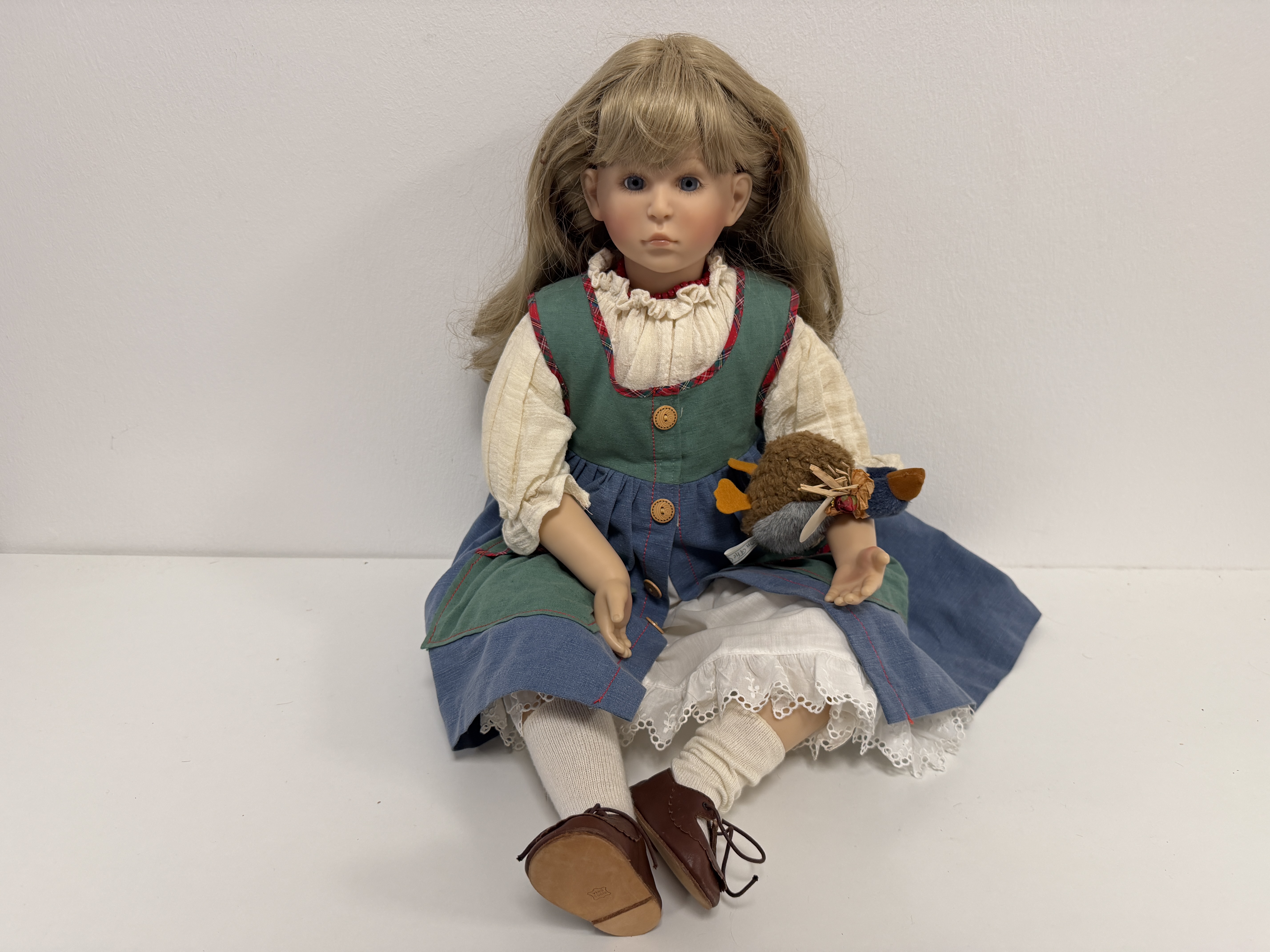 Christine Kleinert Künstlerpuppe Vinyl Puppe 72 cm. Top Zustand   