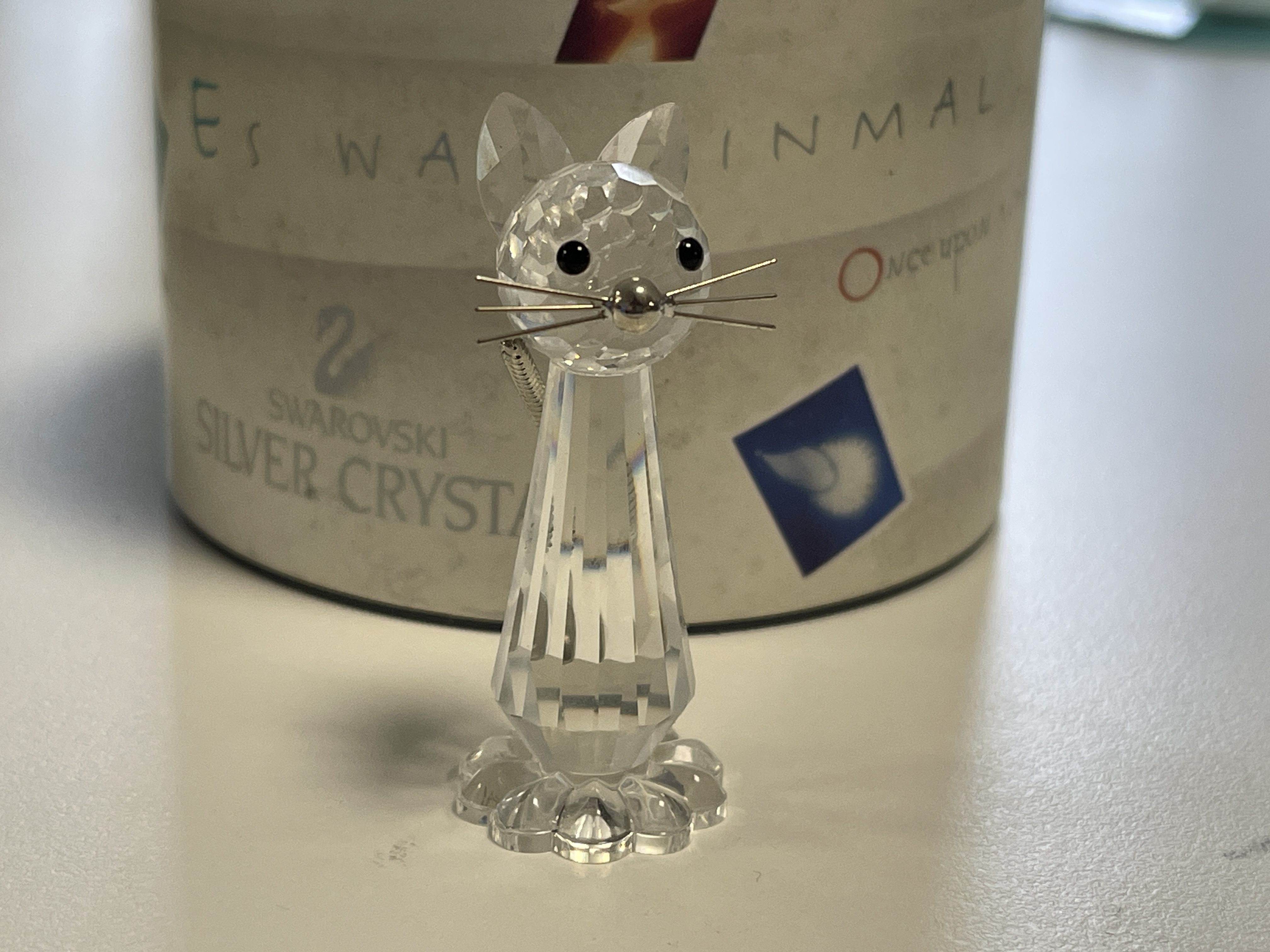 Swarovski Figur 183274 Katze 5 cm. - Ovp + Zertifikat - Top Zustand.  