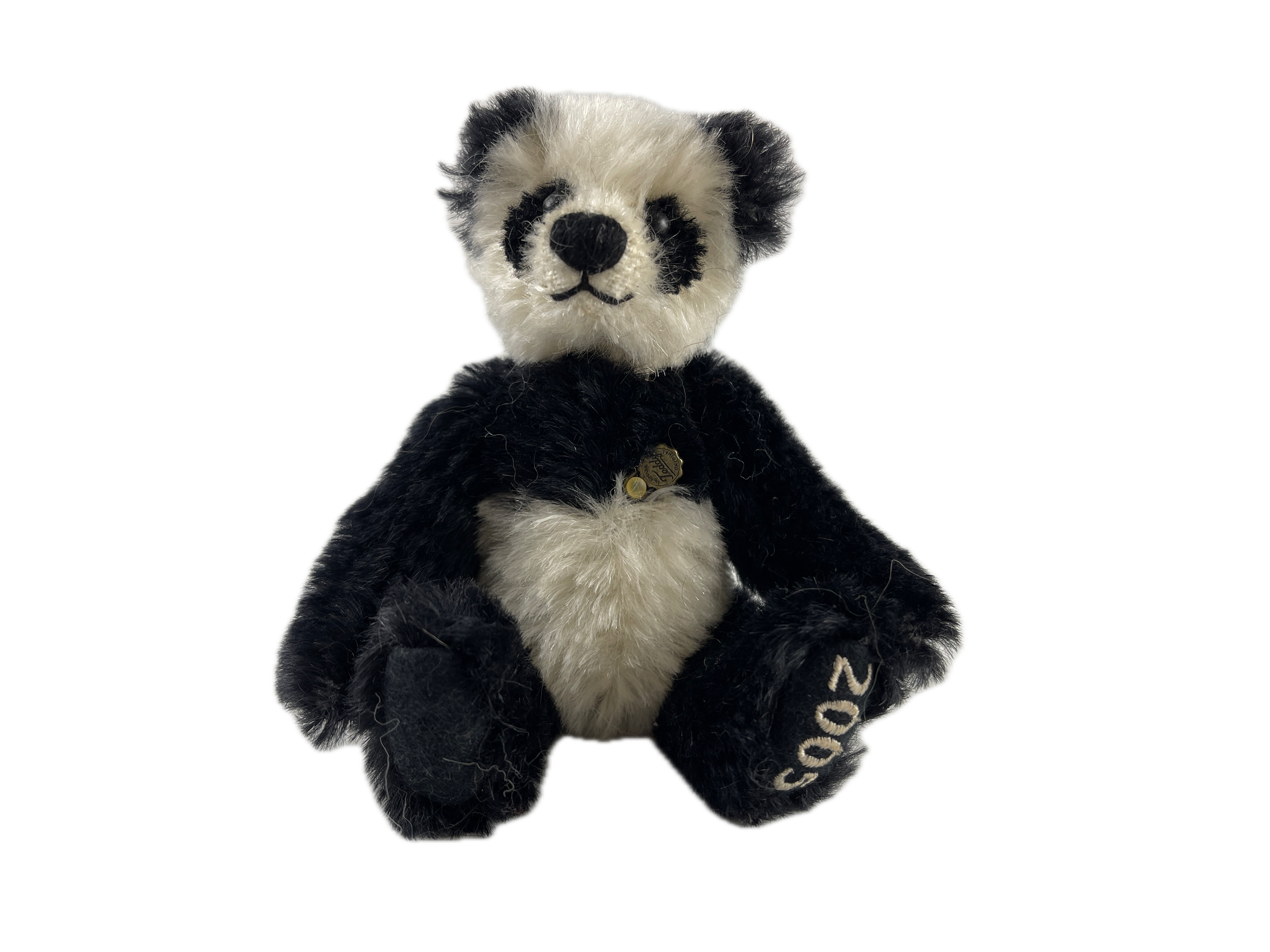 Hermann - Teddy Bär - Panda 12,5 cm. Top Zustand 