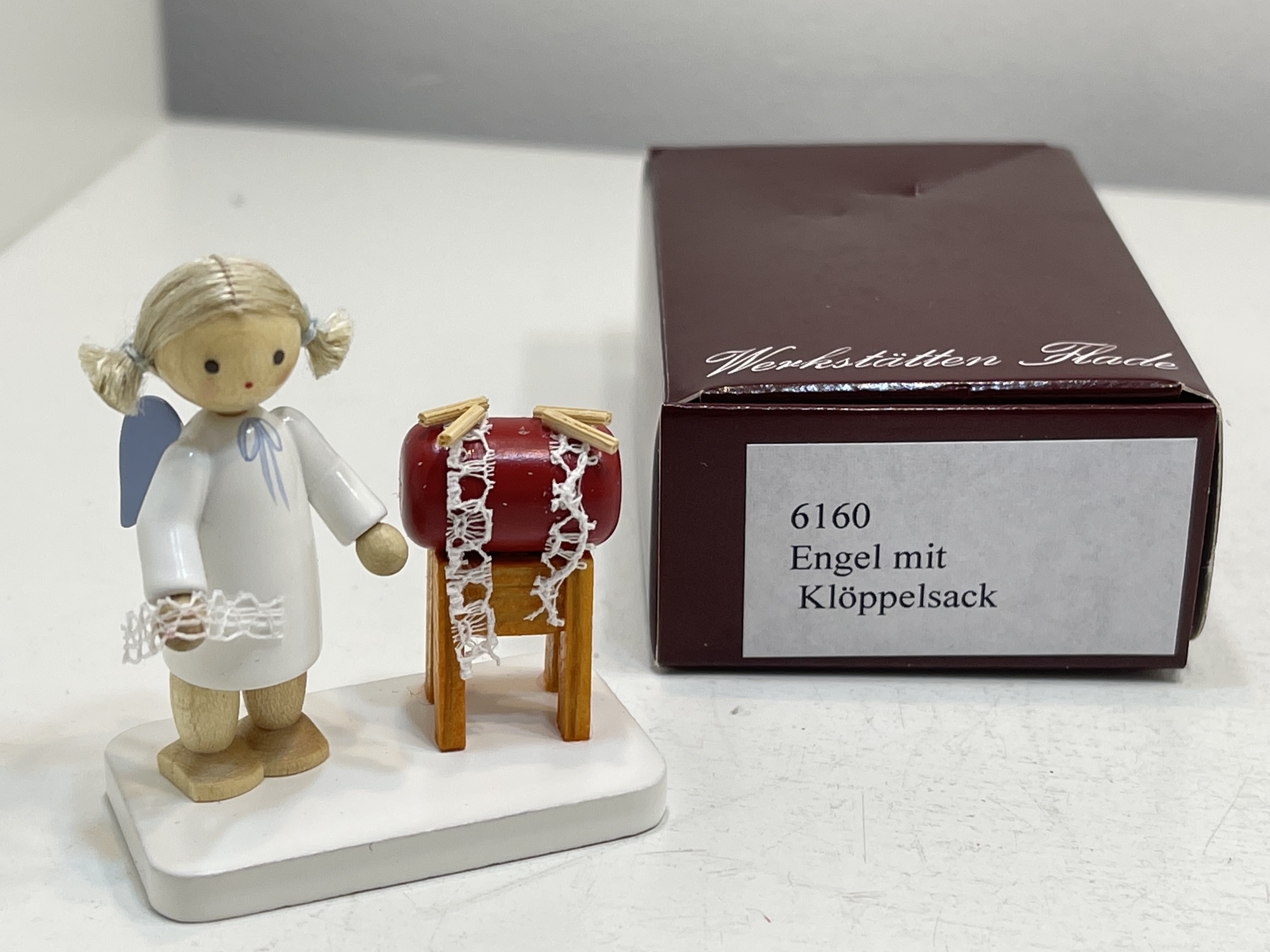 Erzgebirge Flade Figur 5 x 4,5 cm - Top Zustand 