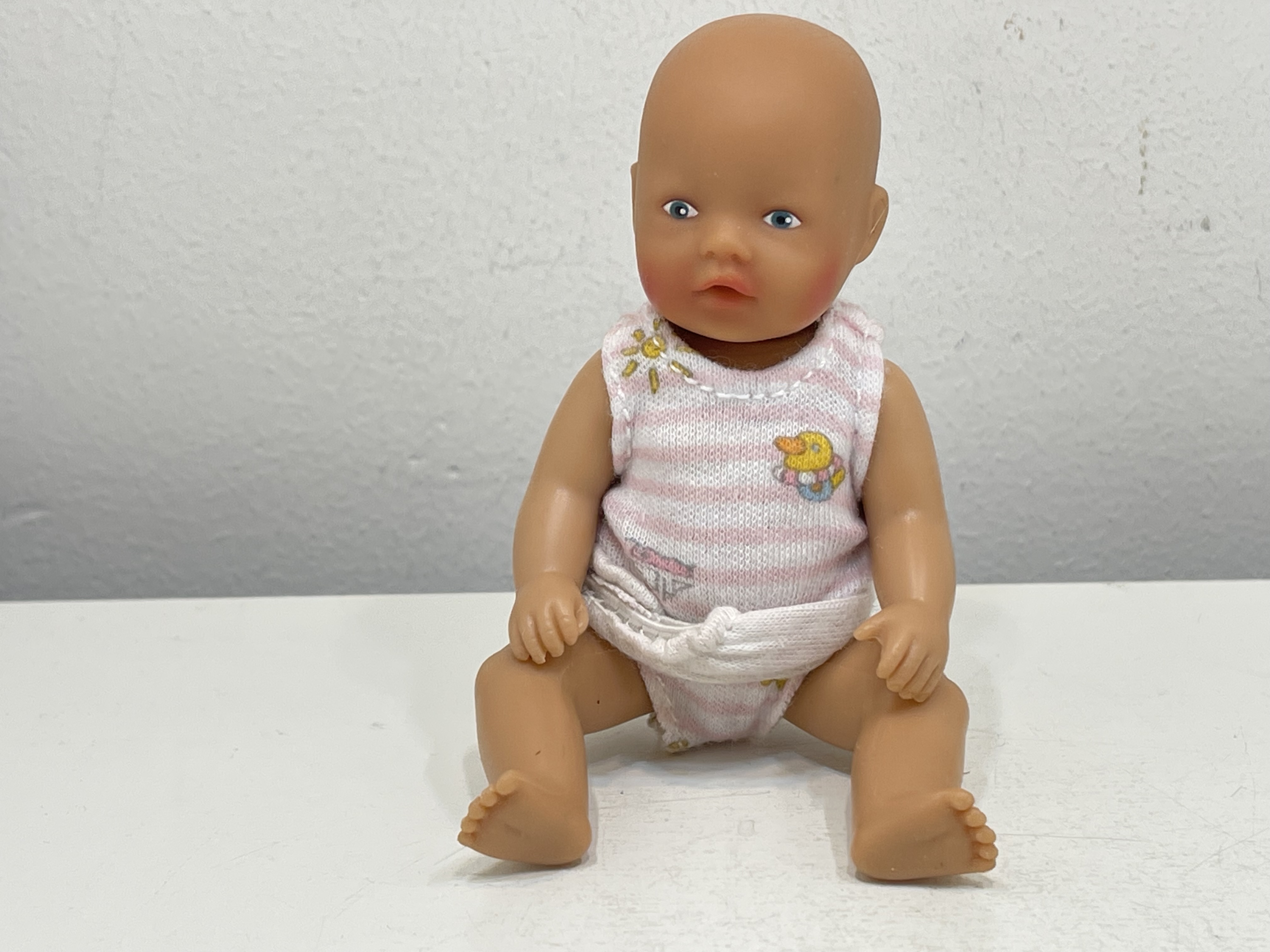 Zapf Puppe Vinyl Mini Baby Born 12 cm. Top Zustand 
