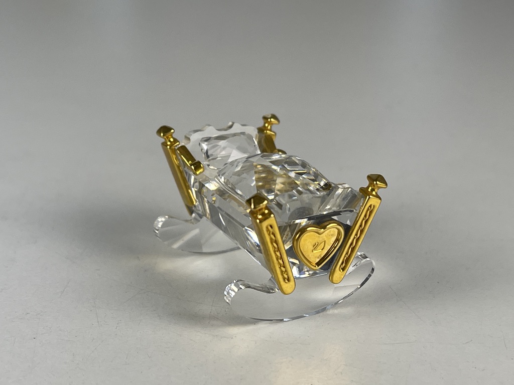 Swarovski Figur 243451 Bett 3,9 cm. Top Zustand  