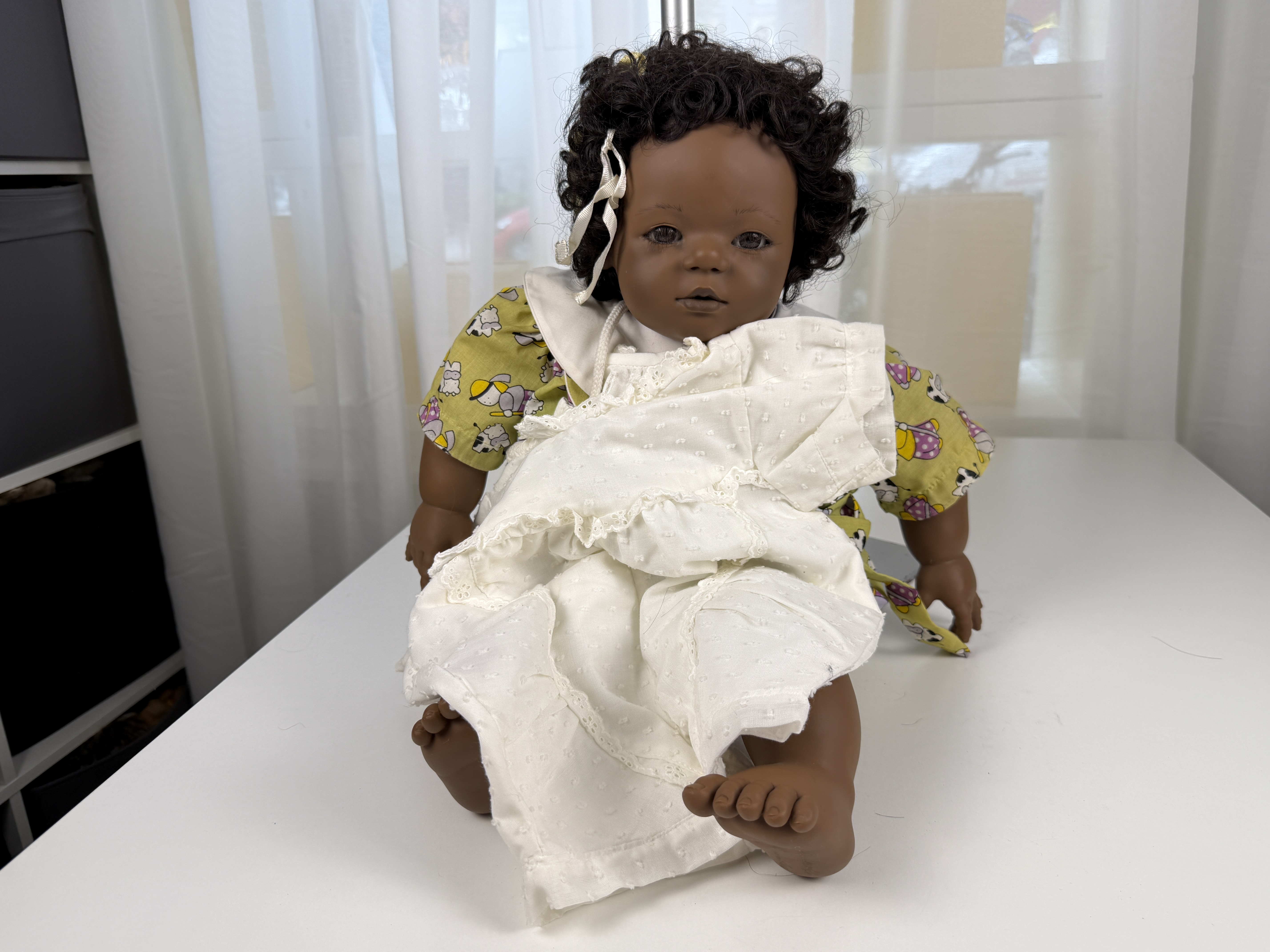 Künstlerpuppe Annette Himstedt Puppe Mo 55 cm. Top Zustand. Siehe Fotos