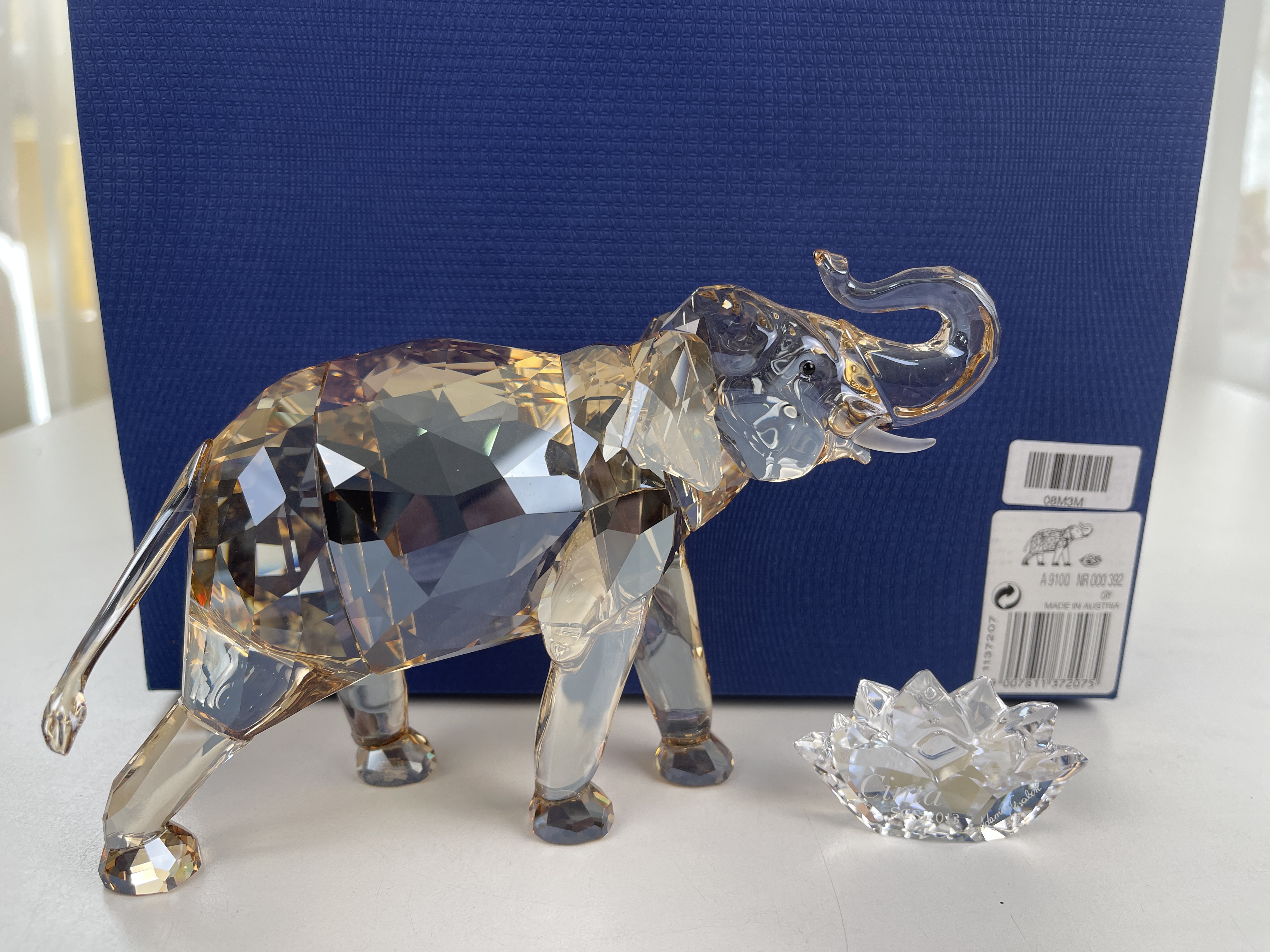 Swarovski Figur 1137207 Cinta Elefant 16,5 cm. Ovp Zertifikat. Top Zustand 