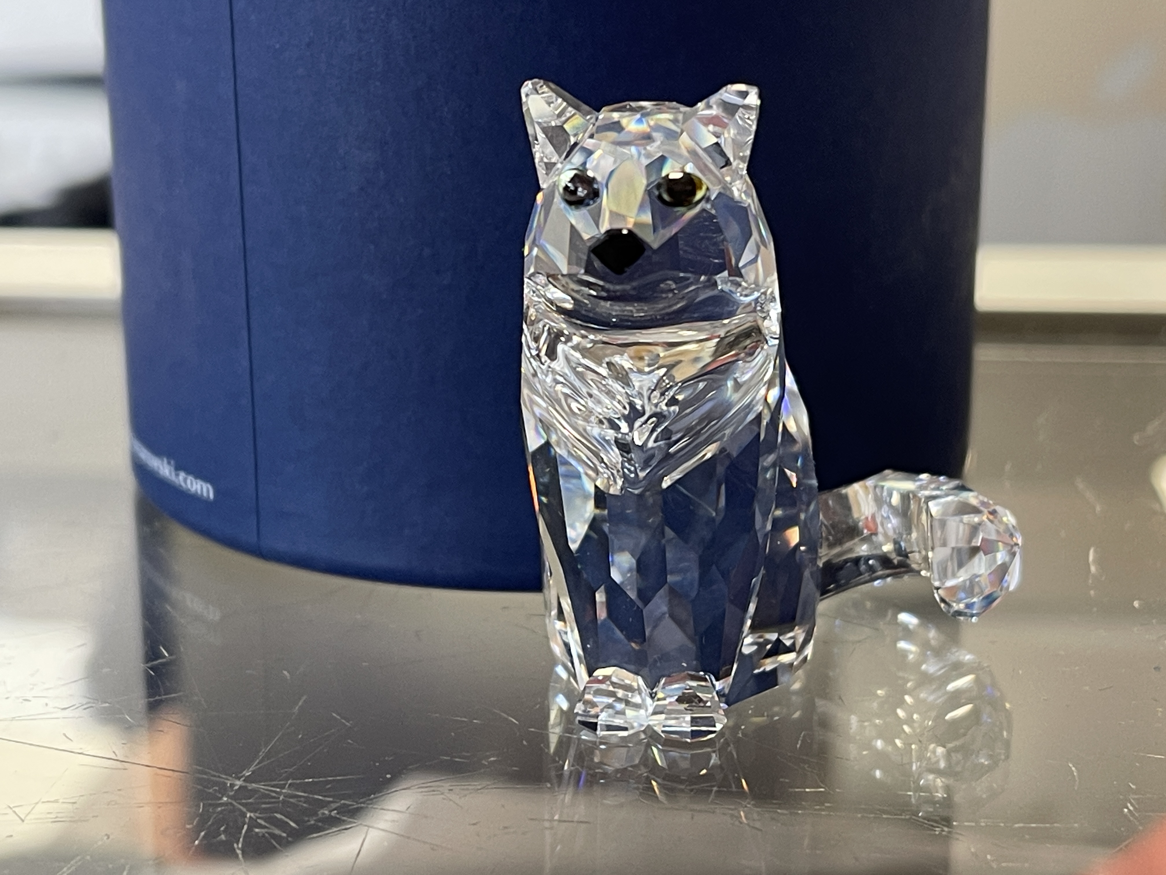 Swarovski Figur 160799 Katze 4,7 cm. Ovp & Zertifikat - Top Zustand
