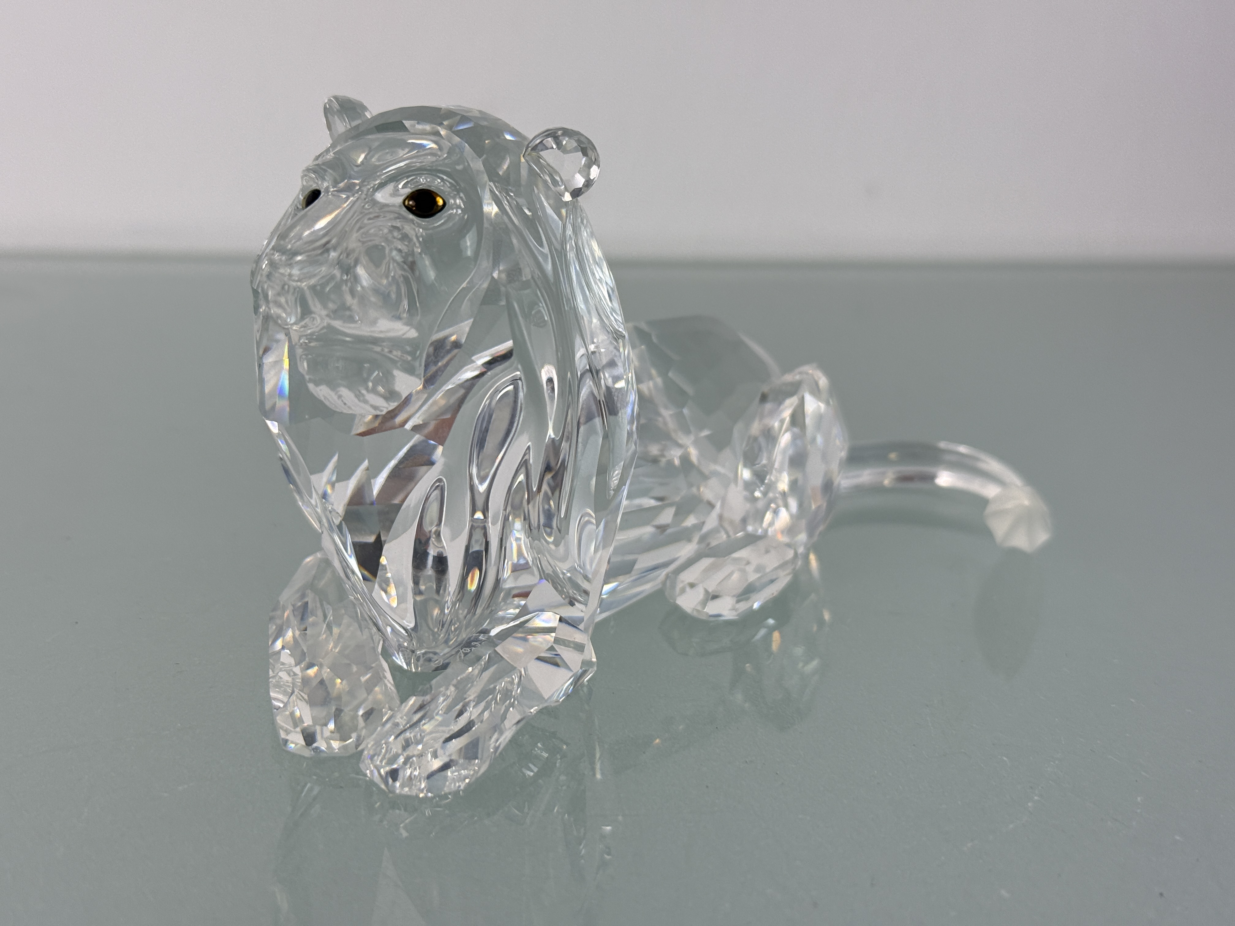  Swarovski Figur 185410 Jahresfigur Löwe 13 cm. Top Zustand 