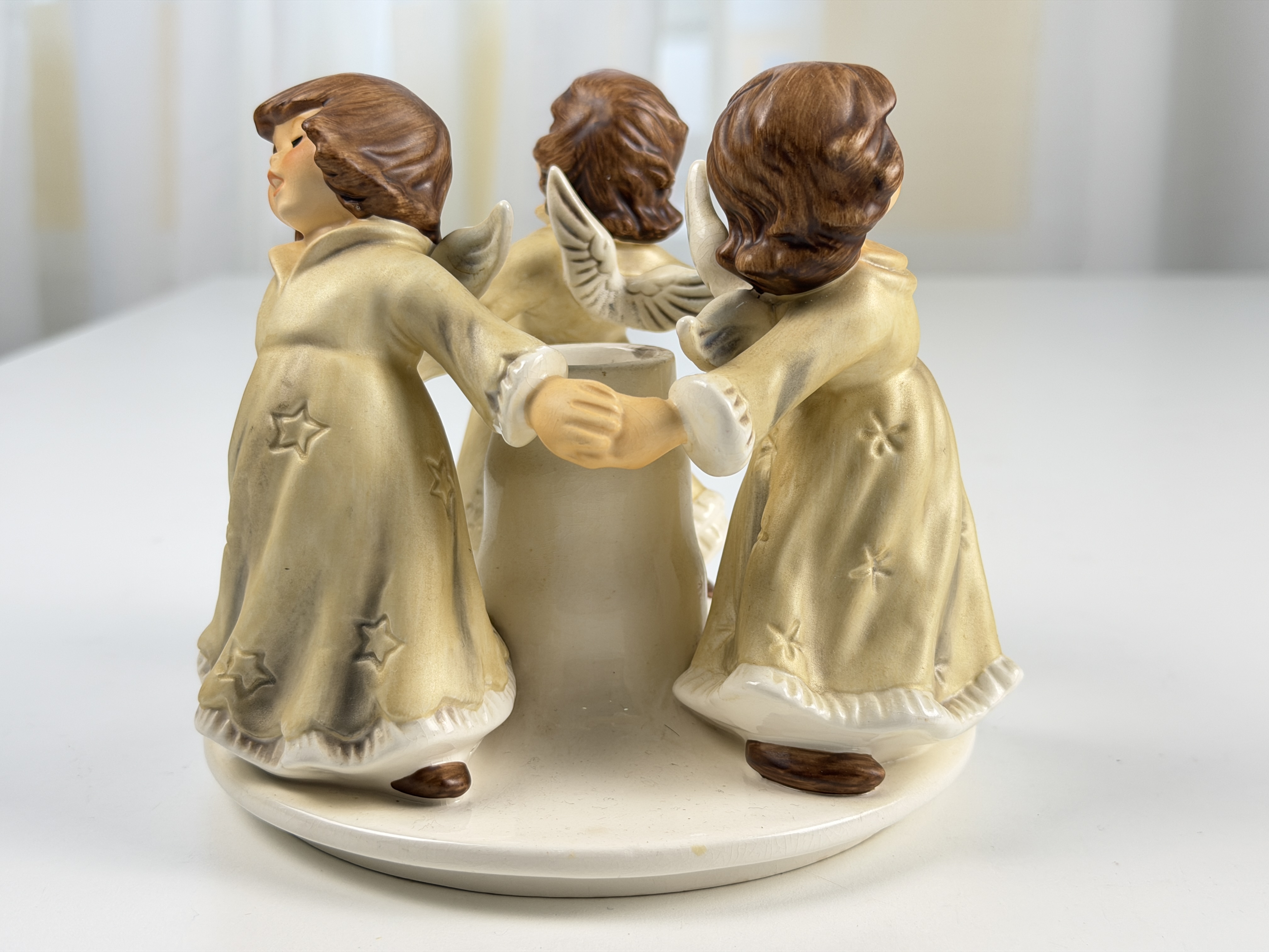 Goebel Figur HE 52 Engel Kerzenständer Reigen 13 cm + 15 cm Ø 1 Wahl. Top Zustand