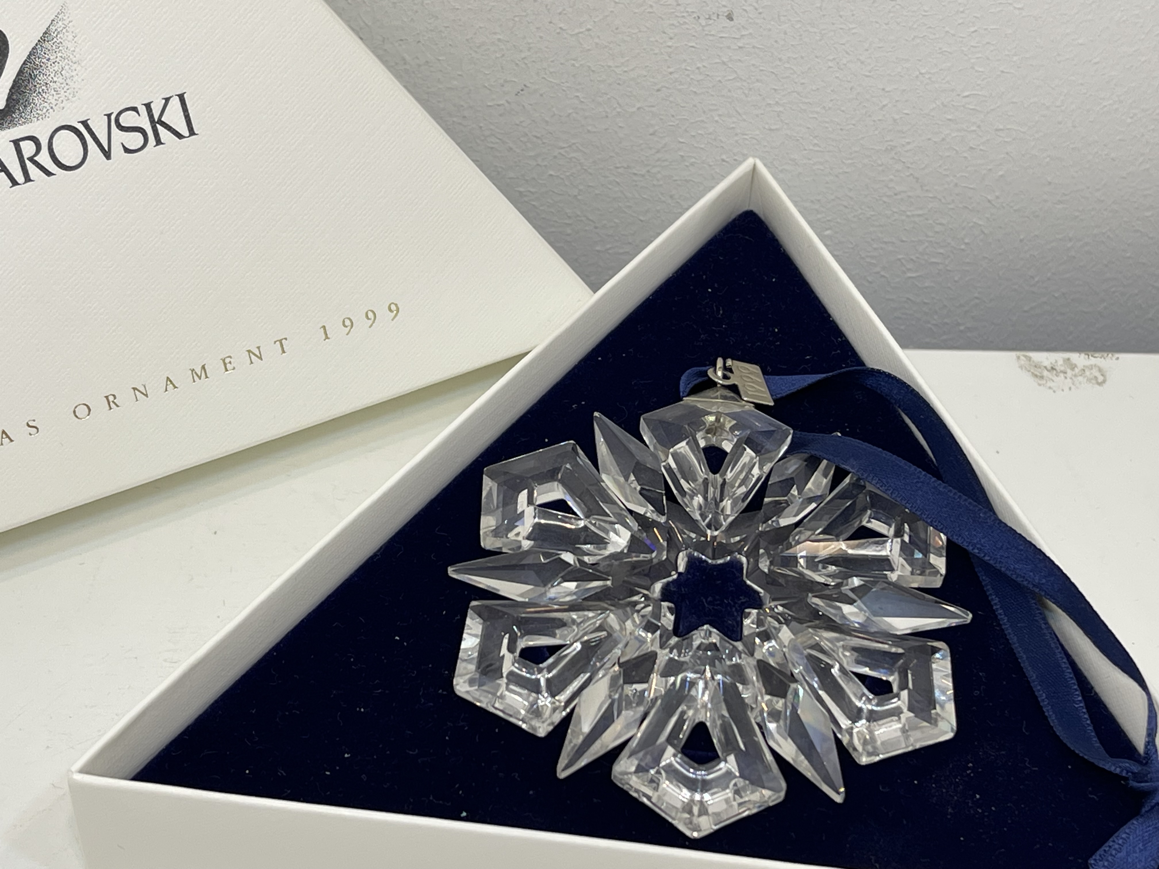 Swarovski Figur 235913 Weihnachtsstern 1999 Groß 7,5 cm. Ovp & Zertifikat Top Zustand