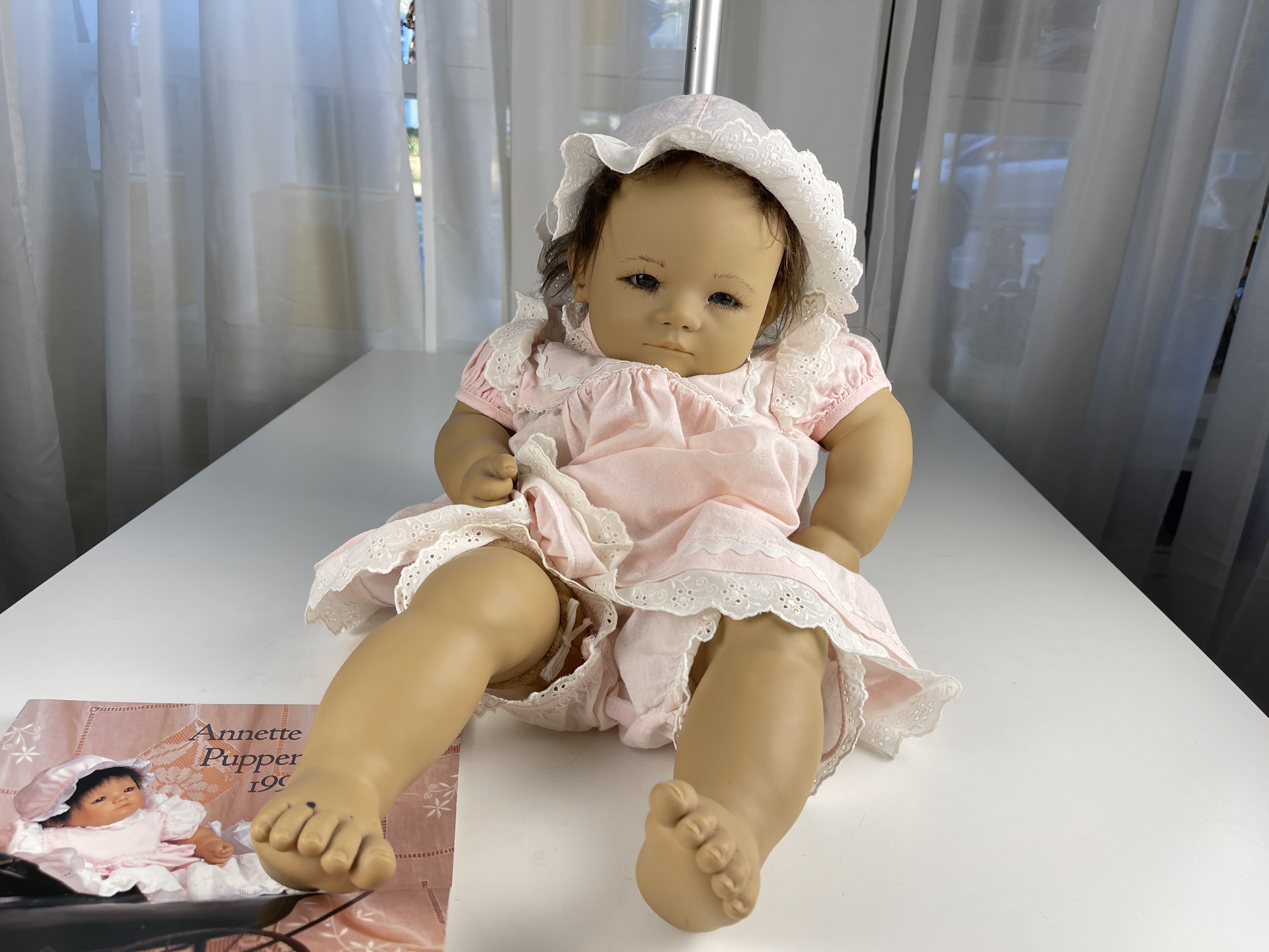 Künstlerpuppe Annette Himstedt Puppe Taki 56 cm. Zustand siehe Fotos