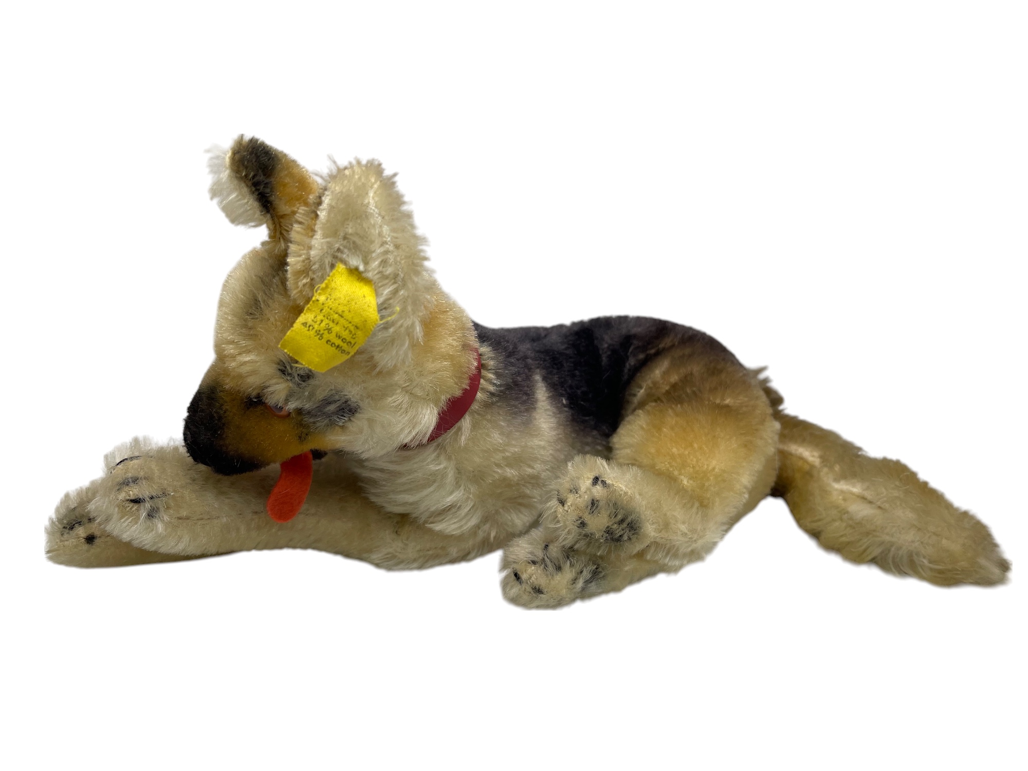Steiff Tier  Schäferhund liegend 25 cm Zustand siehe Fotos 