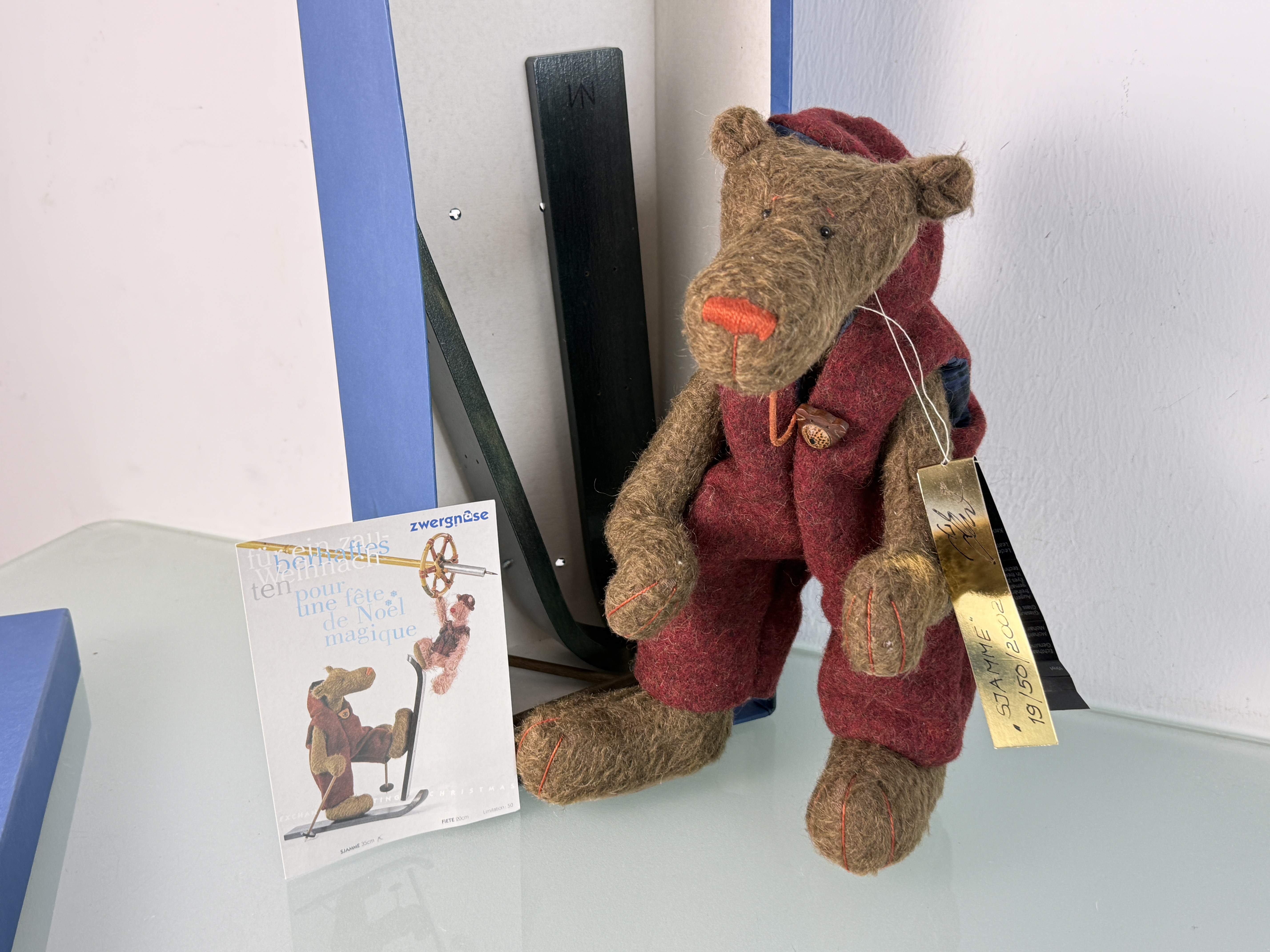 Zwergnase - Nicole Marschollek-Menzner Künstlerbär 35cm Top Zustand 