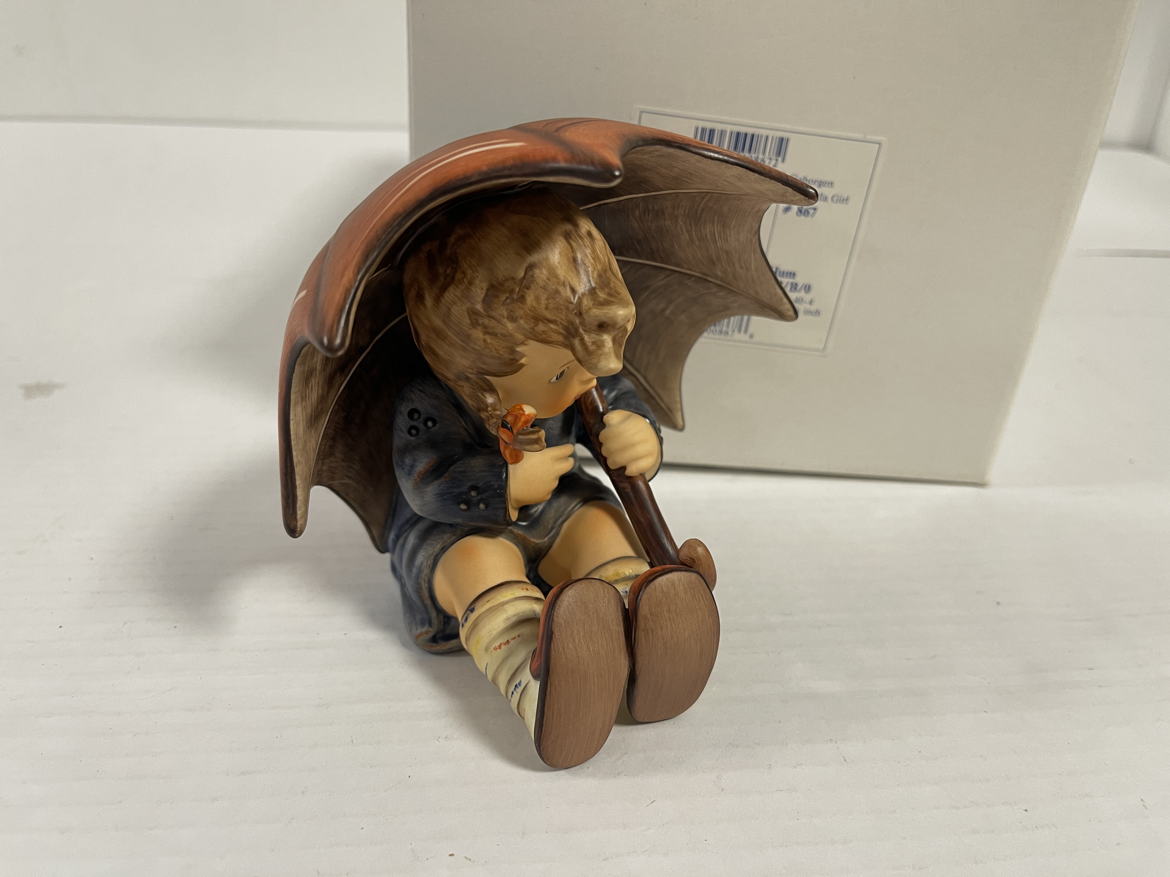 Hummel Figur 152/0B. Geborgen Mädchen 12,5 cm. 1 Wahl - Top Zustand OVP