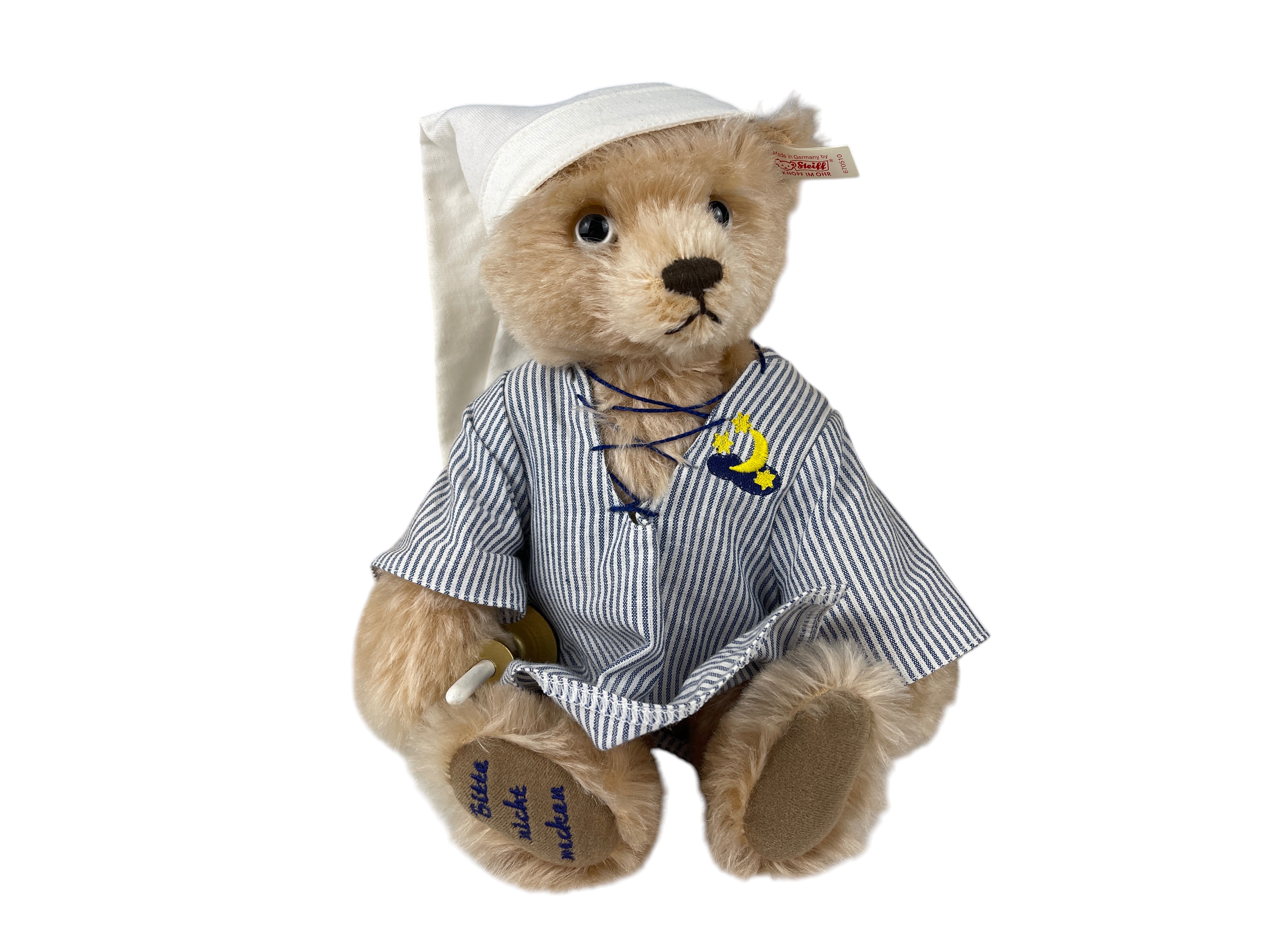 Steiff Tier 670510 Deutschlandbär Schlafwandler Bär 30 cm. Top Zustand  