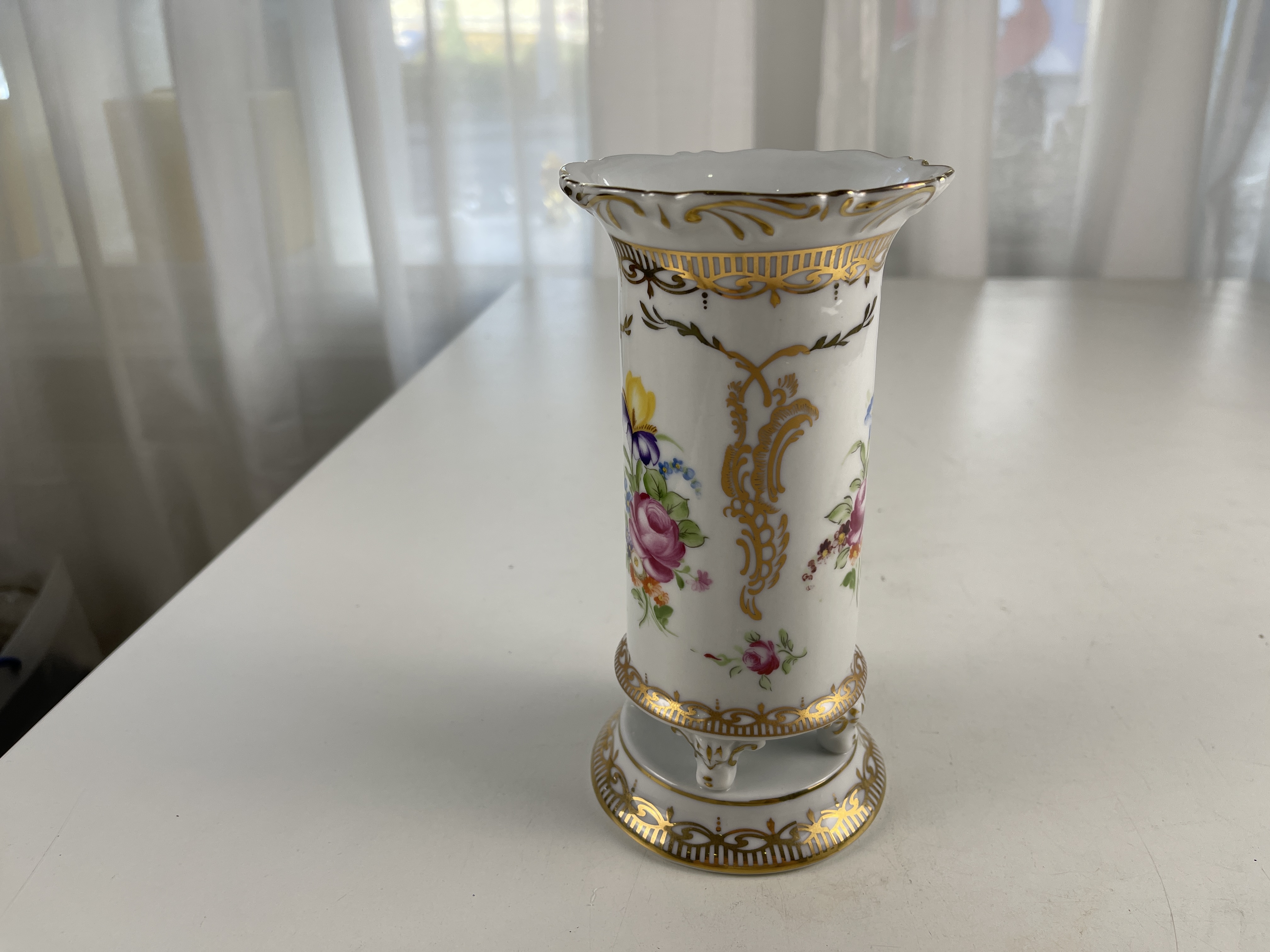 Sammler Porzellan Vase 19 cm - Zustand siehe Fotos