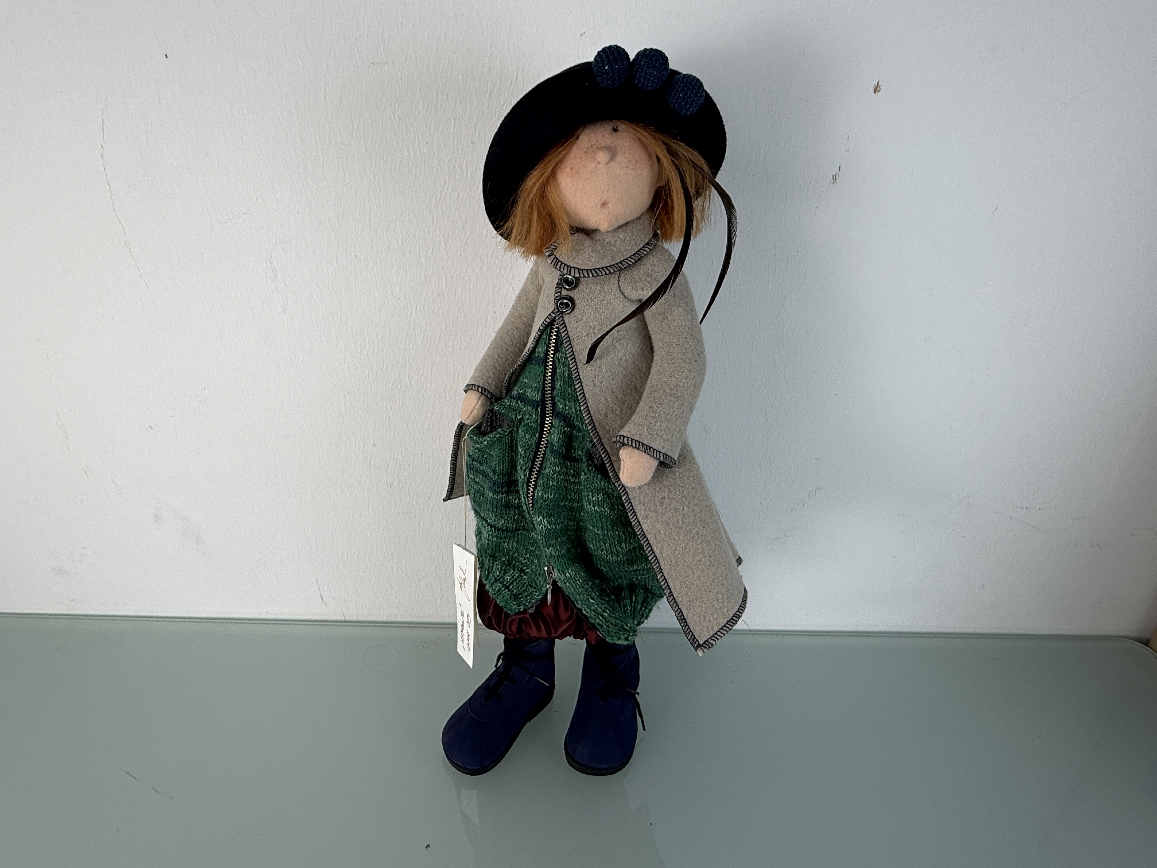 Zwergnase Künstlerpuppe Nicole Marschollek Puppe 48 cm. Top Zustand   