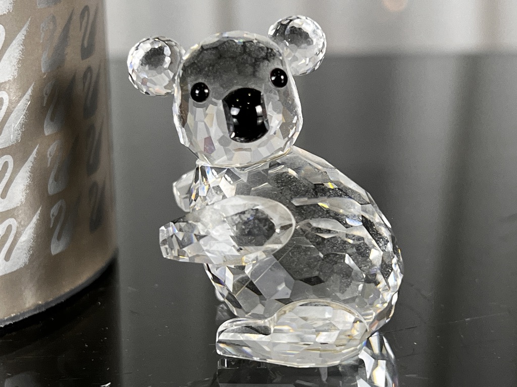 Swarovski Figur 014366 Koala Bär ( Groß ) Mutter 4,5 cm. Mit Ovp & Zertifikat. 