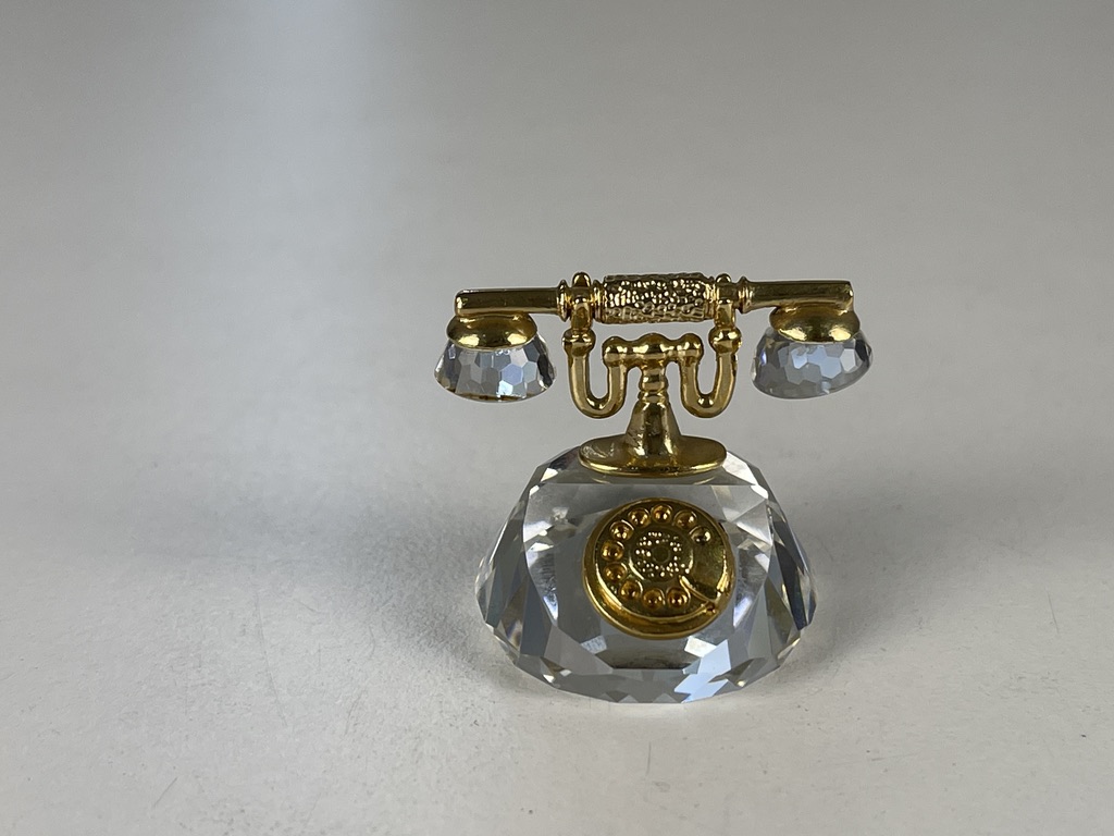 Swarovski Figur Kristall 180408 Memories Telefon 3 cm. Top Zustand  