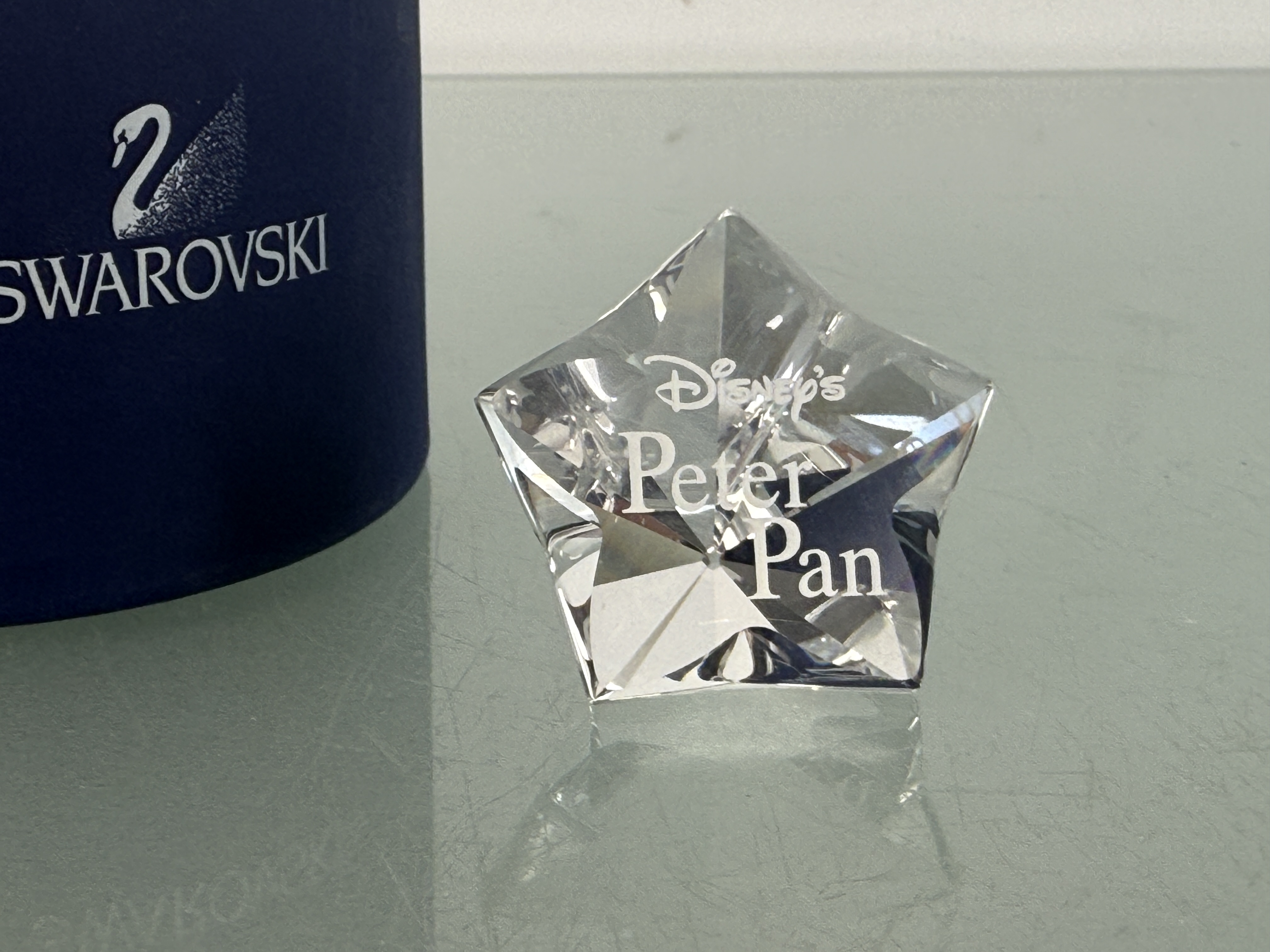 Swarovski Figur 1036622 Schild Peter Pan 5,4 Ovp Zertifikat Top Zustand 