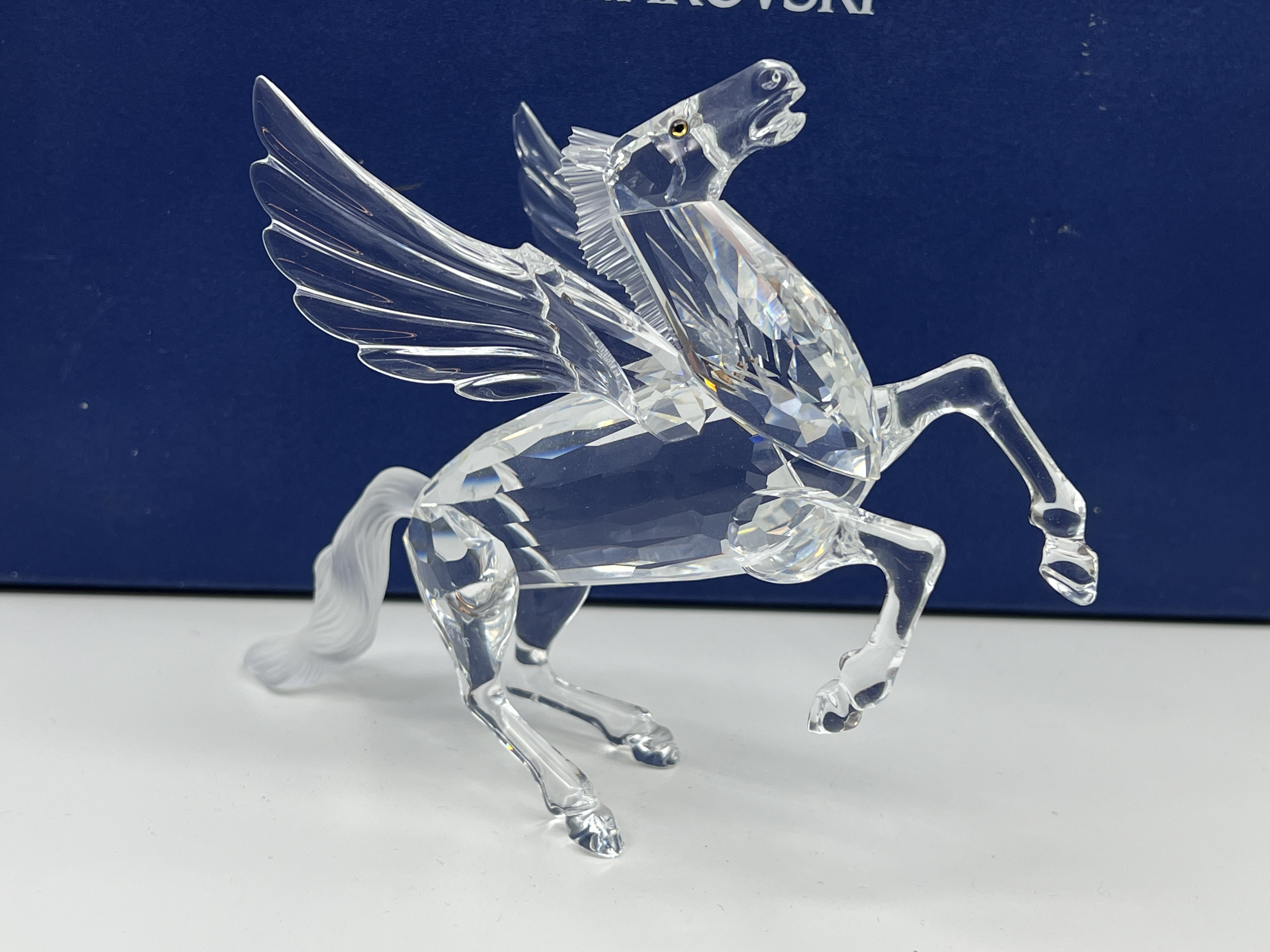 Swarovski Figur Kristall 216327 Jahresfigur Pegasus 12,5 cm. Top Zustand 