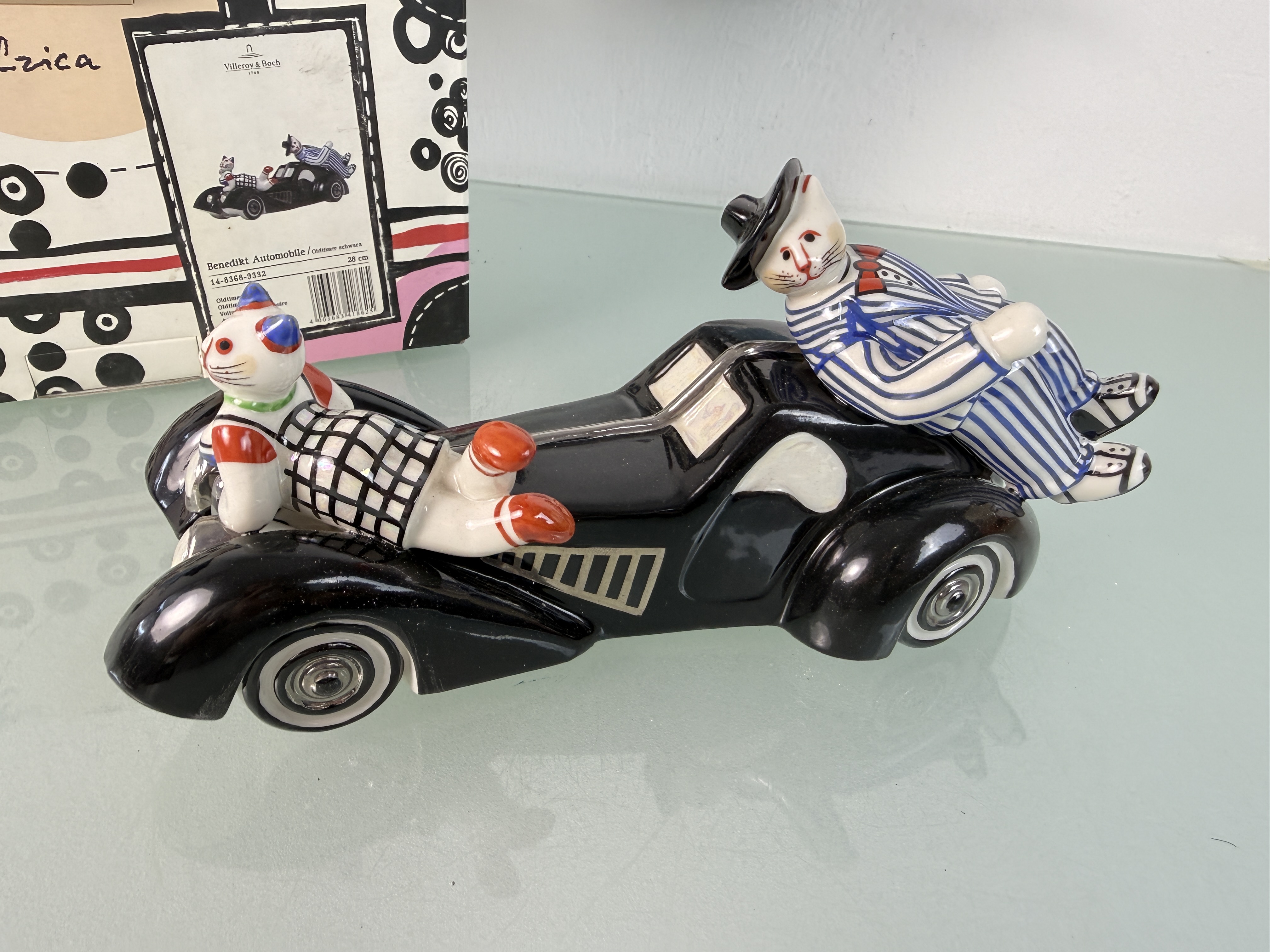 Villeroy und Boch Figur Benedikt Automobile 28 cm 1 Wahl - Top Zustand 