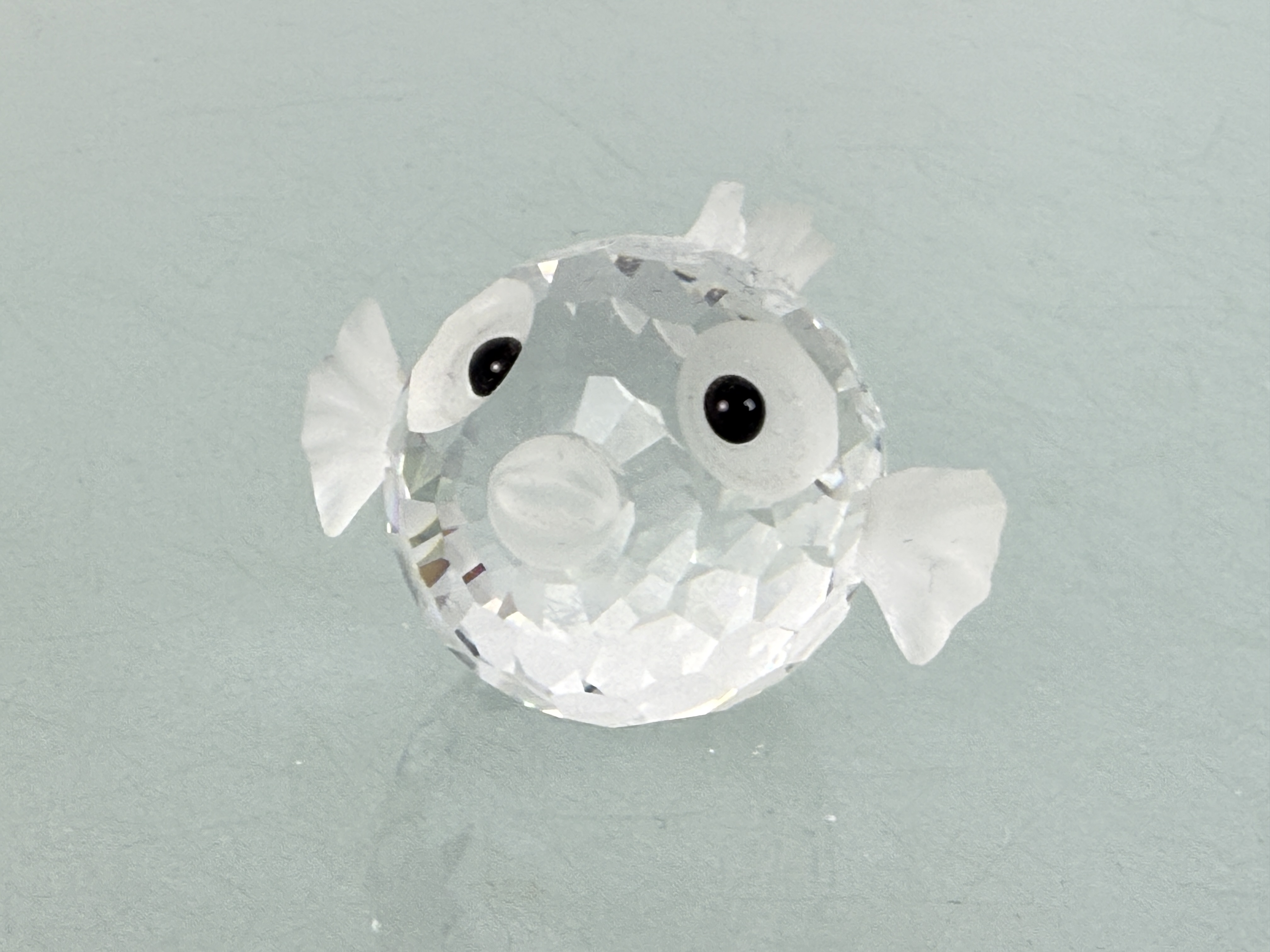 Swarovski Kristall Figur 012724 Kugelfisch 5,5 cm. Top Zustand.  
