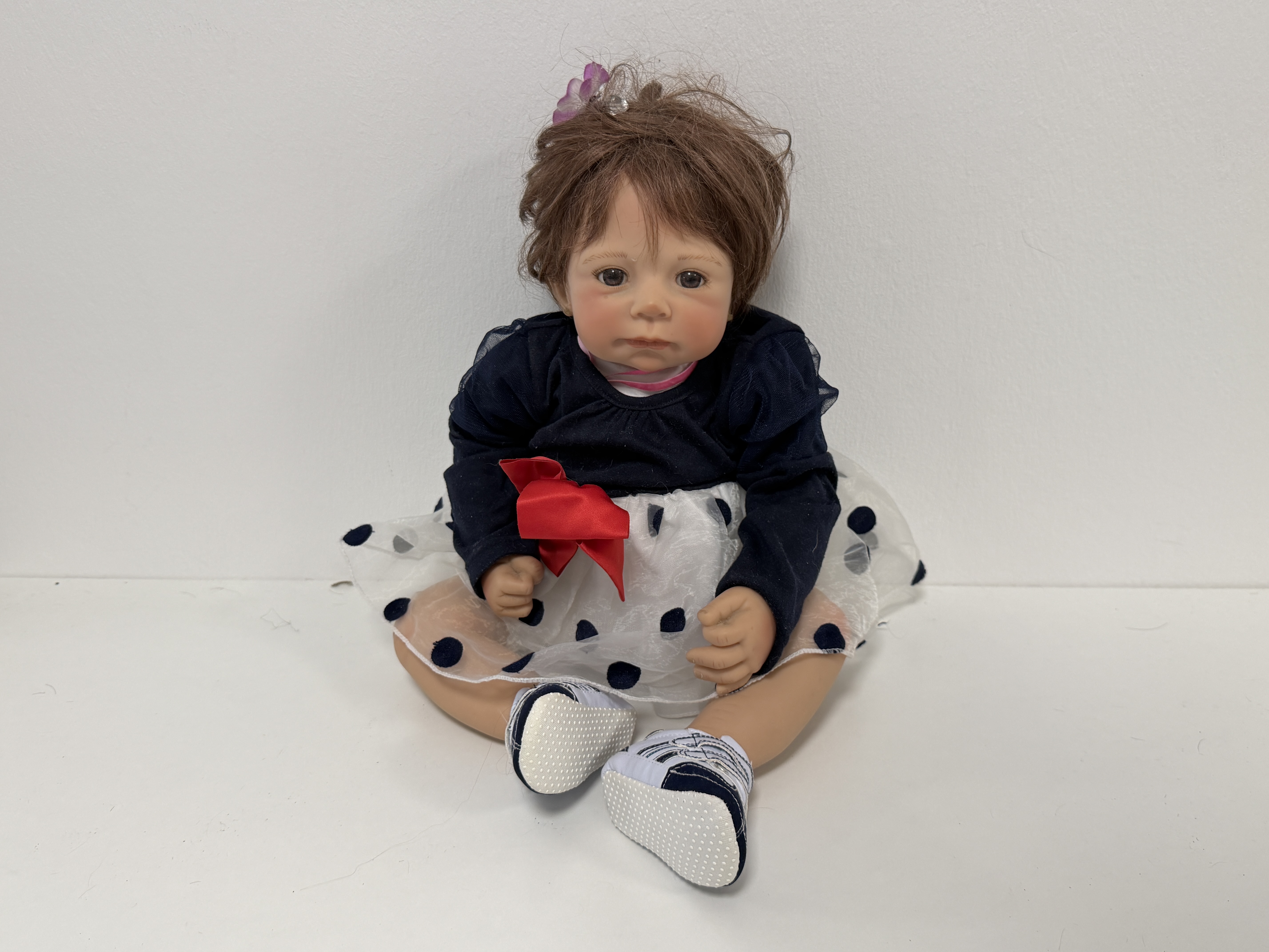 Monika Levenig Künstlerpuppe Vinyl Puppe 60 cm. Guter Zustand siehe Fotos 