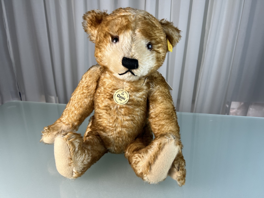 Steiff Tier Teddy Bär 000980 Petsy Teddy Bär 43 cm. Top Zustand 