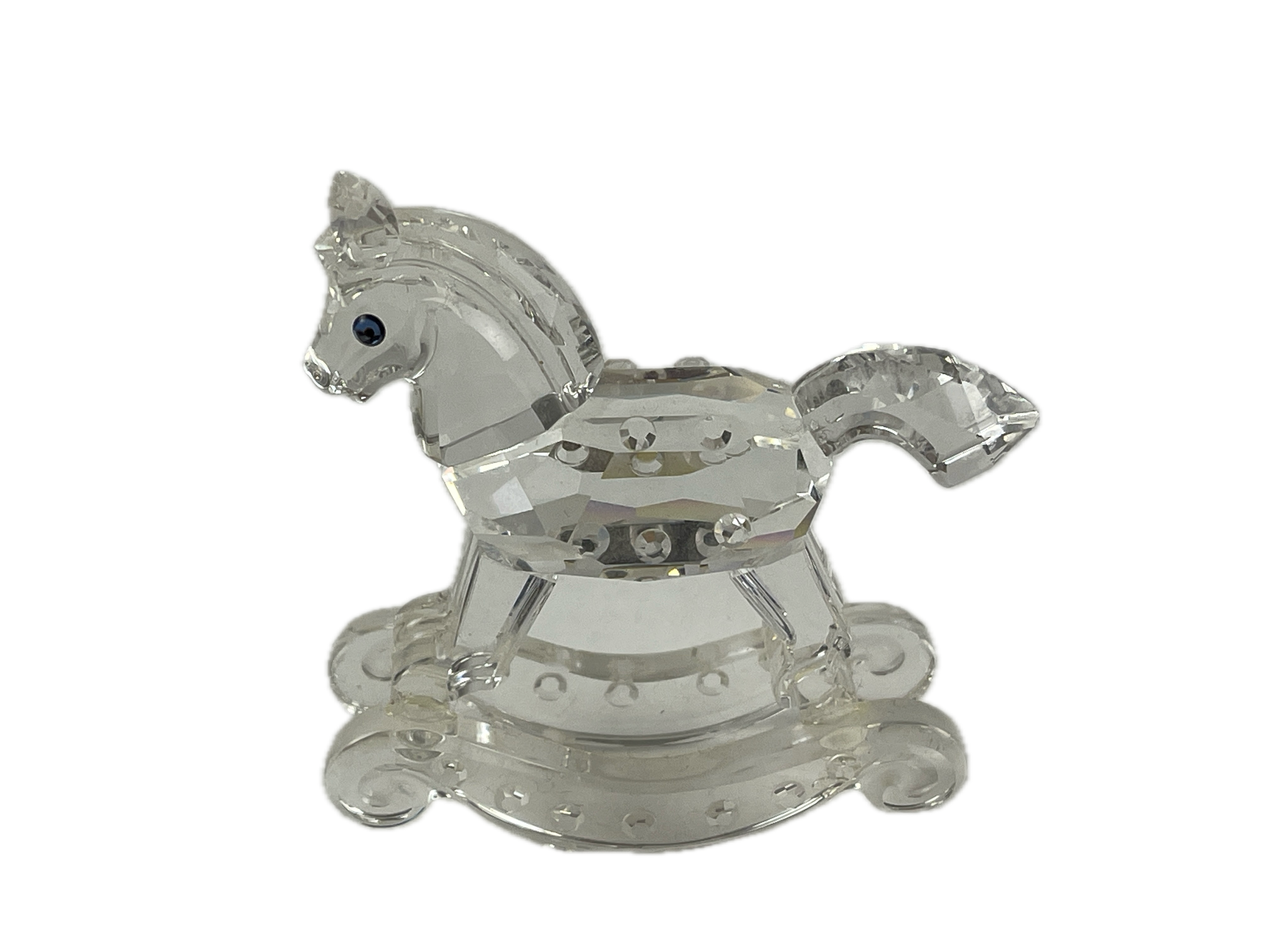  Swarovski Figur 183270 Schaukelpferd 6,8 cm. Kleiner Defekt am Ohr  