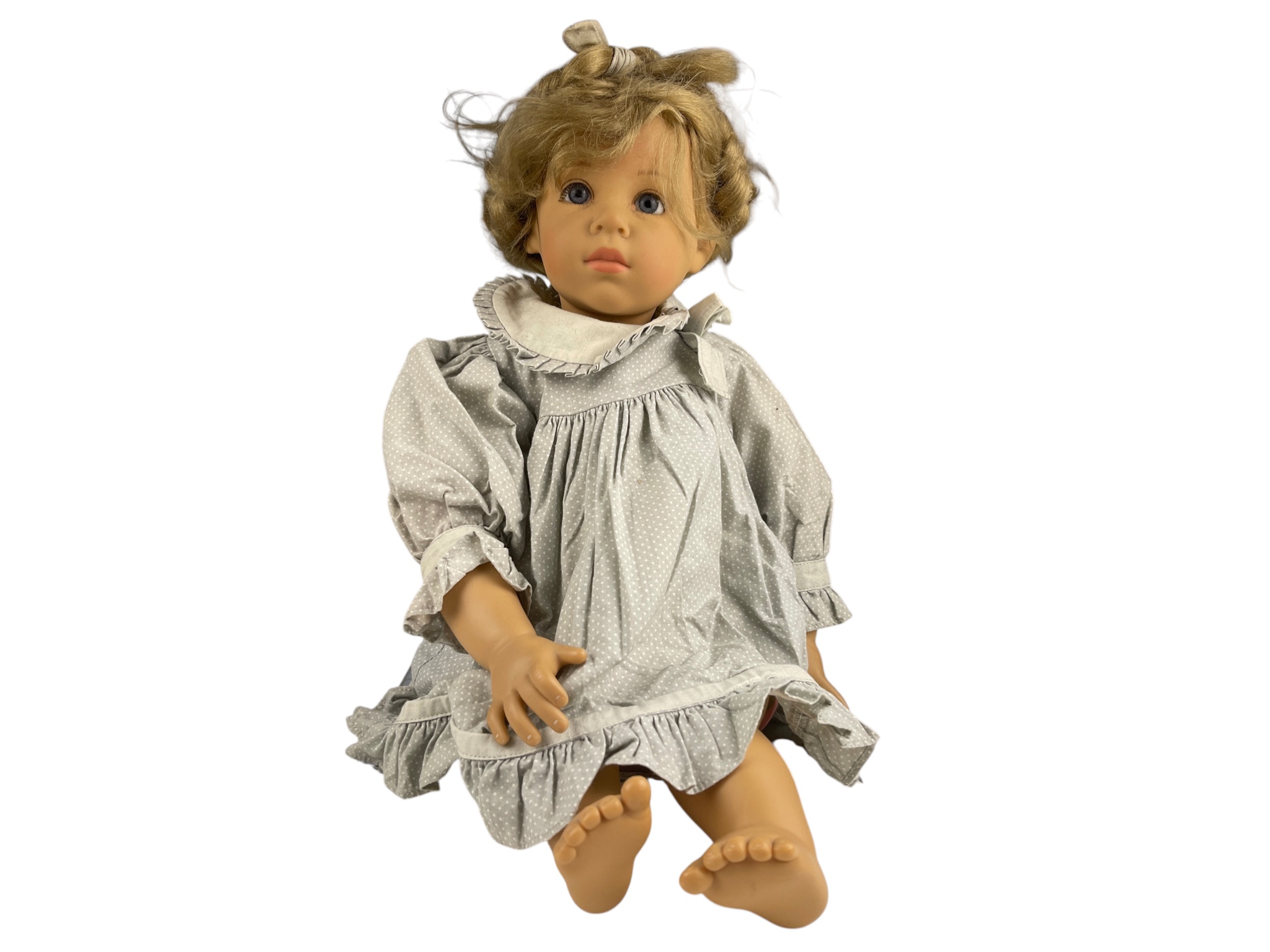 Elisabeth Lindner Vinyl Puppe 52 cm. Zustand siehe Fotos 