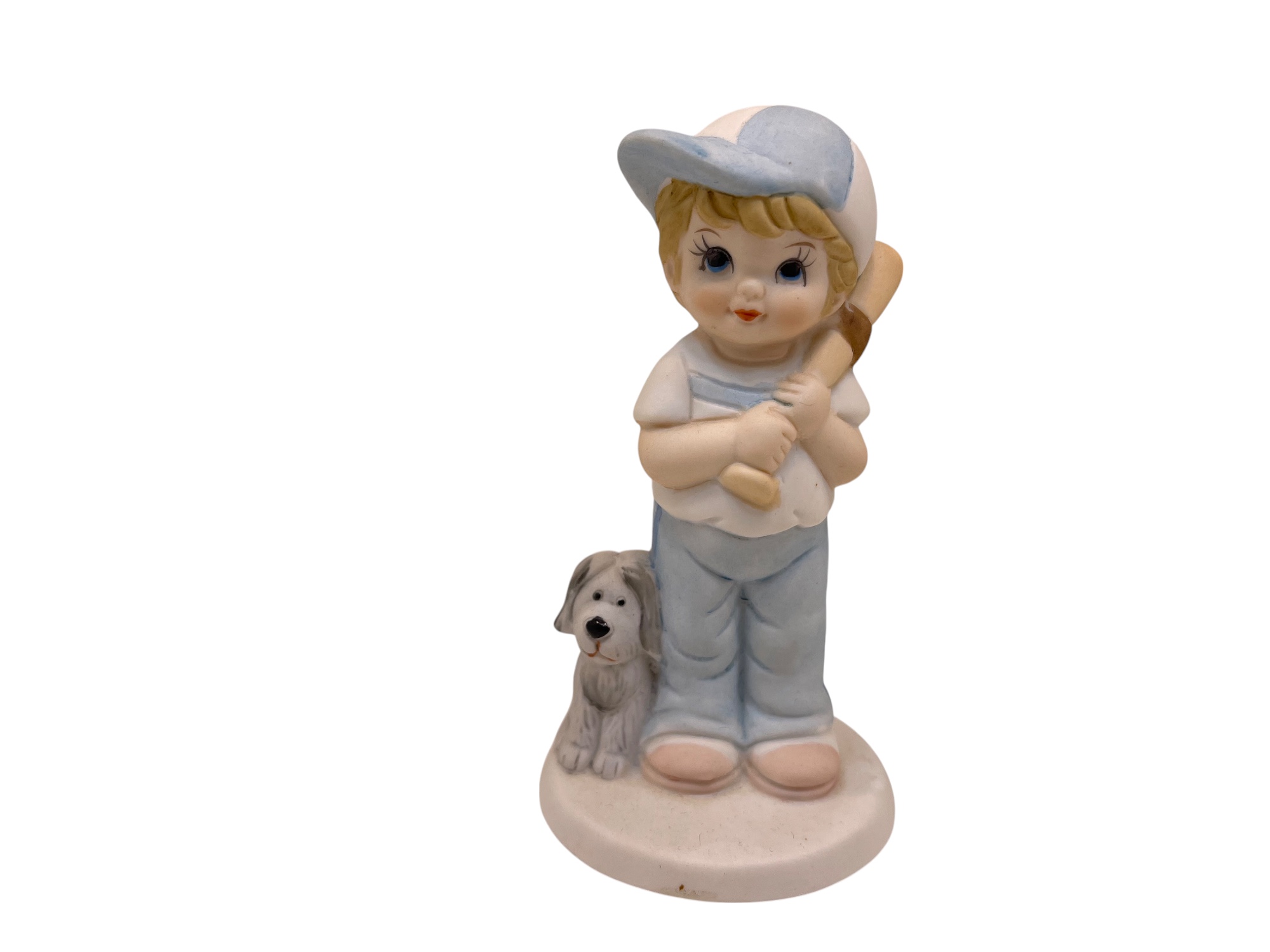 Original Gilde Figur  Junge mit Baseballschläger 12 cm. Top Zustand     