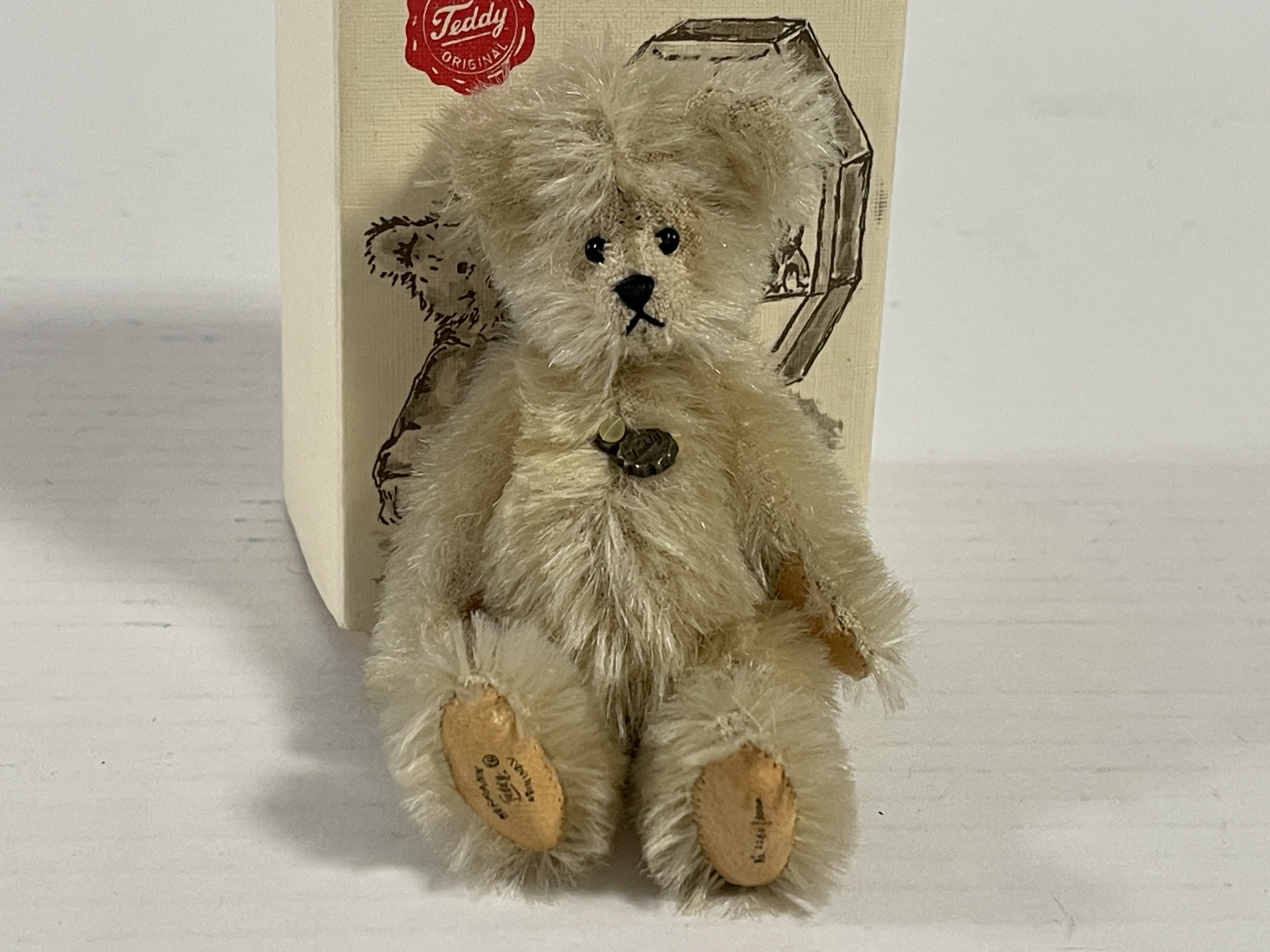 Hermann - Teddy Bär 10,5 cm. Top Zustand mit OVP 
