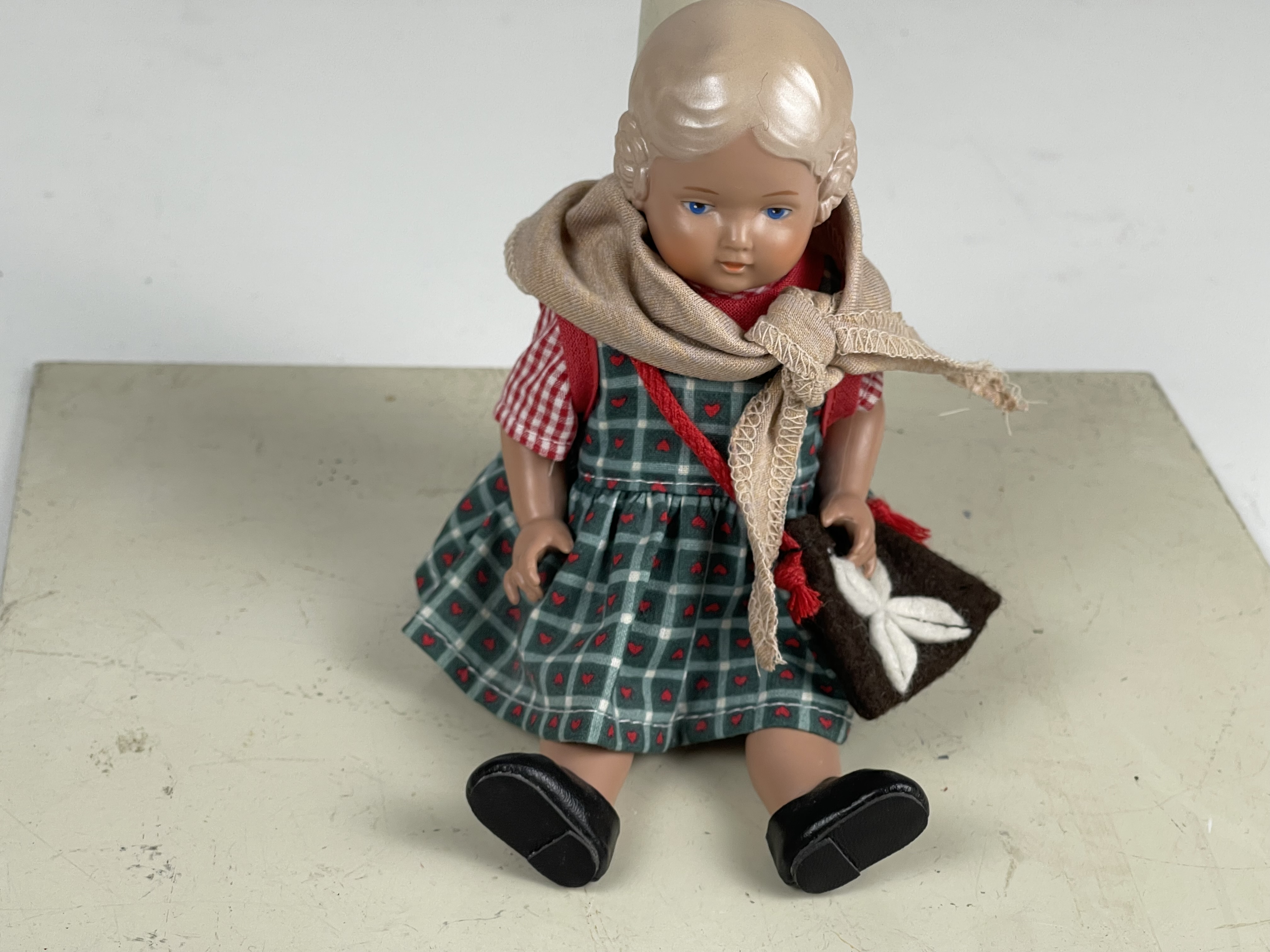 Schildkröt-Puppe Schildkrötpuppe Puppe 18 cm. Top Zustand  