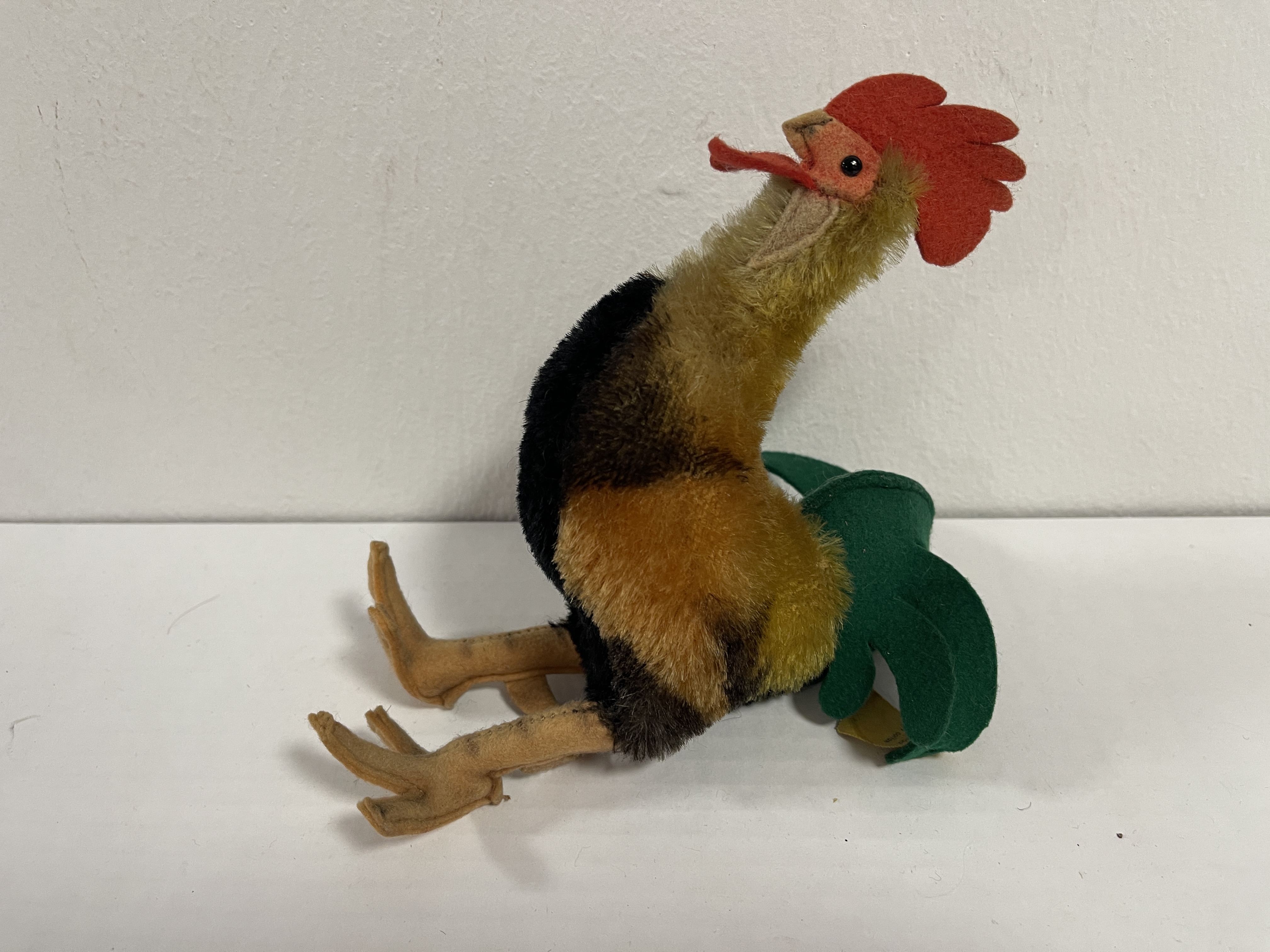 Steiff Tier 1317.07 Hahn 17 cm. - Zustand siehe Fotos 