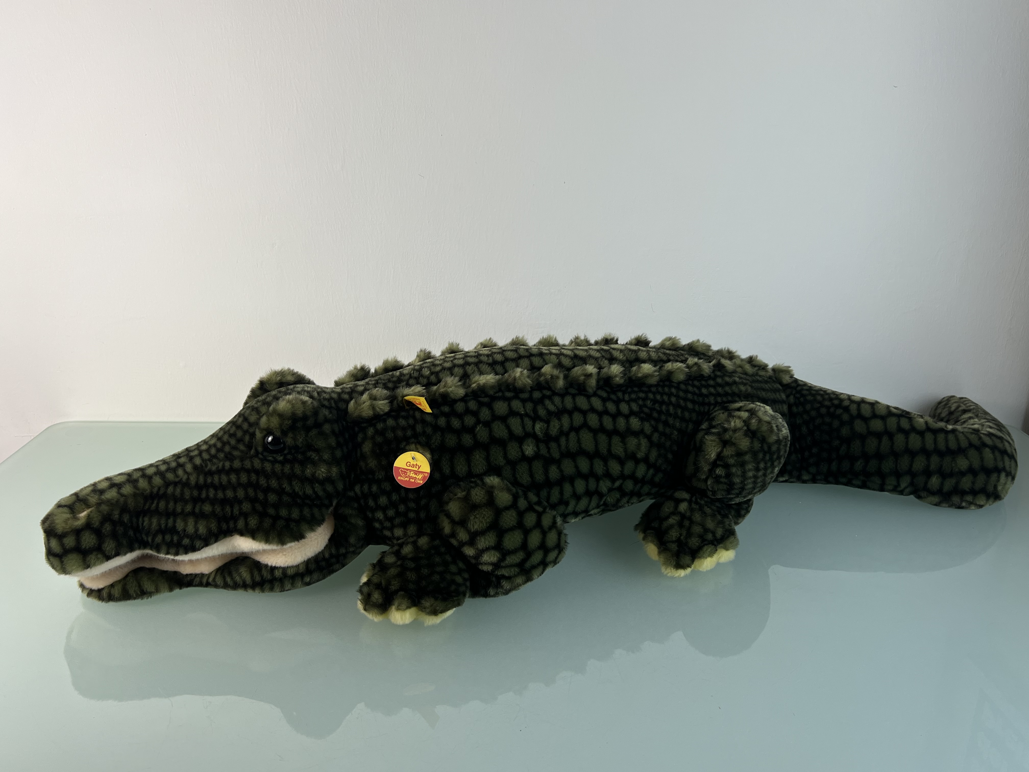 Steiff Tier 068256 Gaty Krokodil 104 cm. Top Zustand 