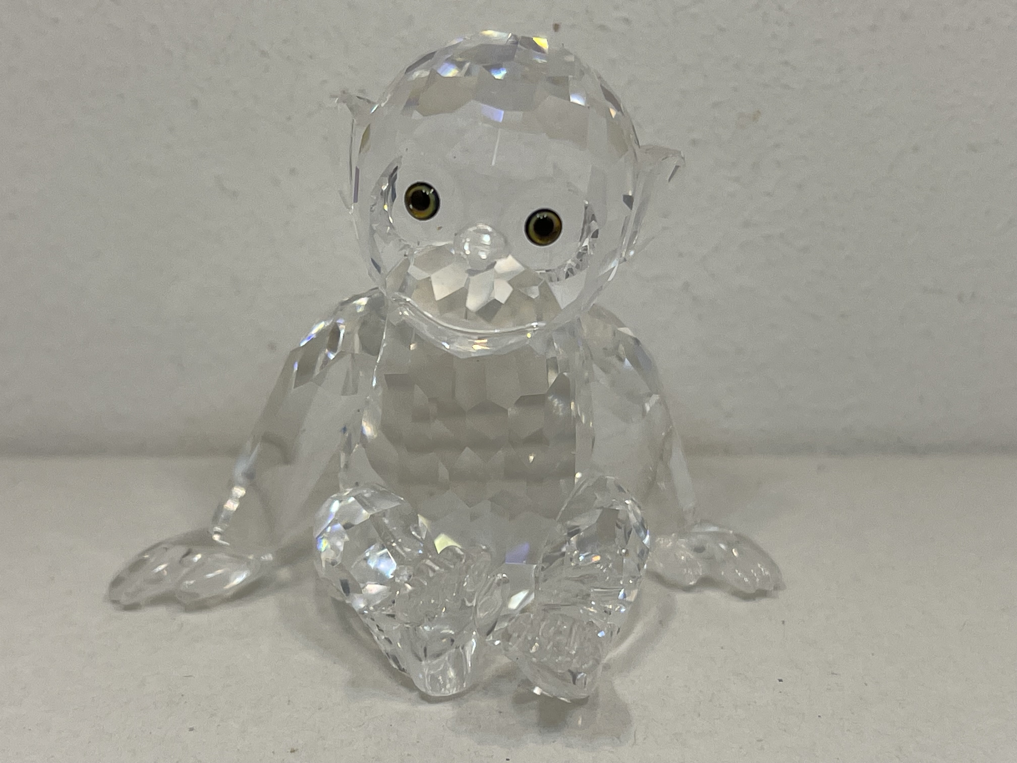 Swarovski Figur 221625 Affe Schimpanse 5,8 cm Top Zustand   