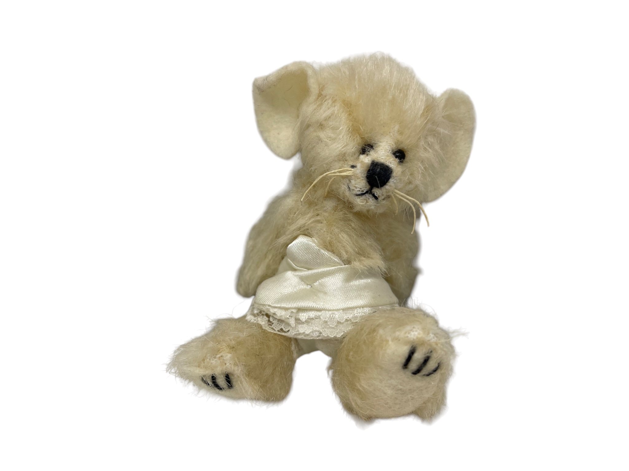 Künstler Stofftier Maus 12,5 cm. Top Zustand. 