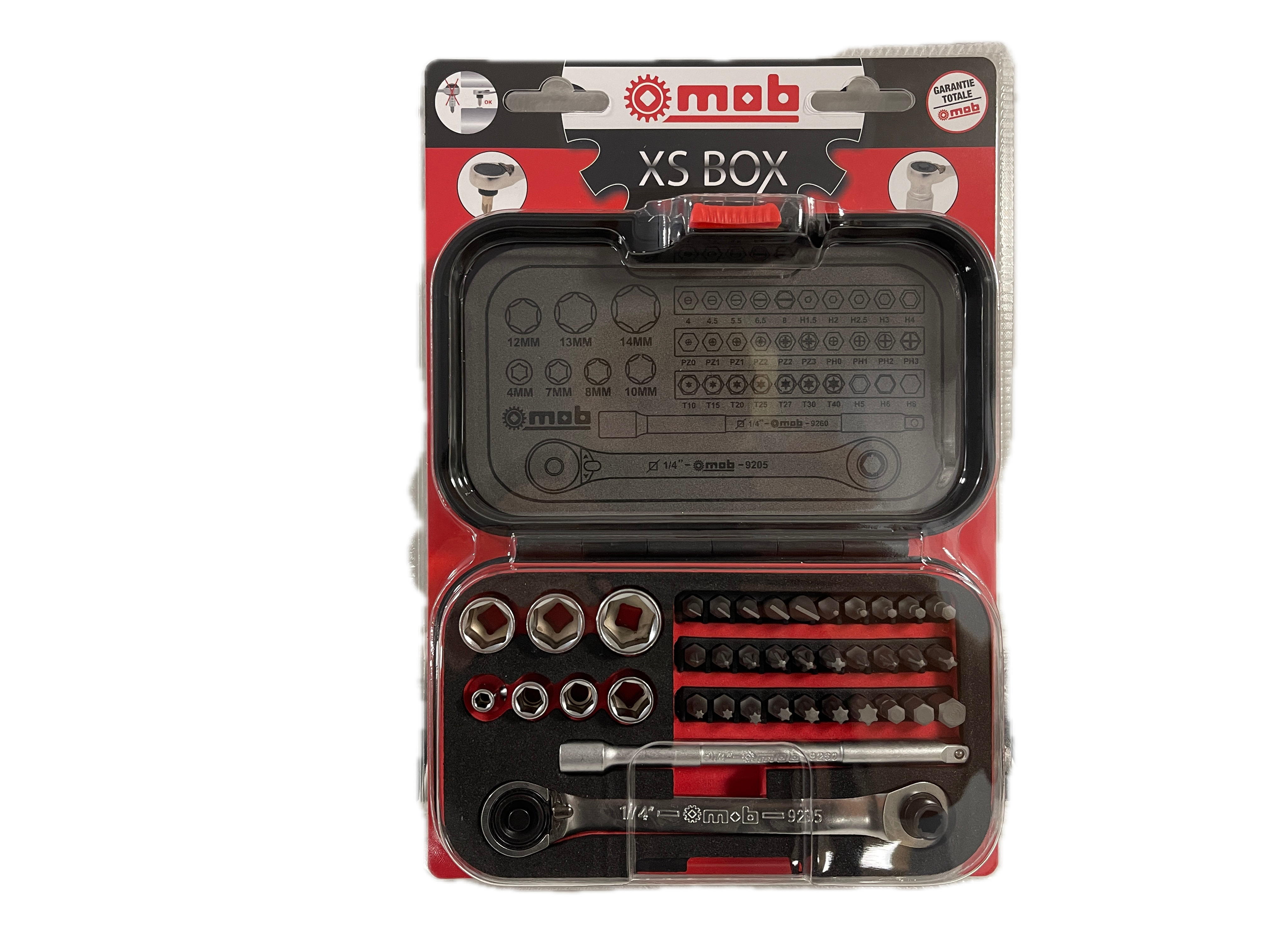 MOB XS BOX - Steckschlüssel & Ratsche - Set - 39 Teile - Ungeöffnet 