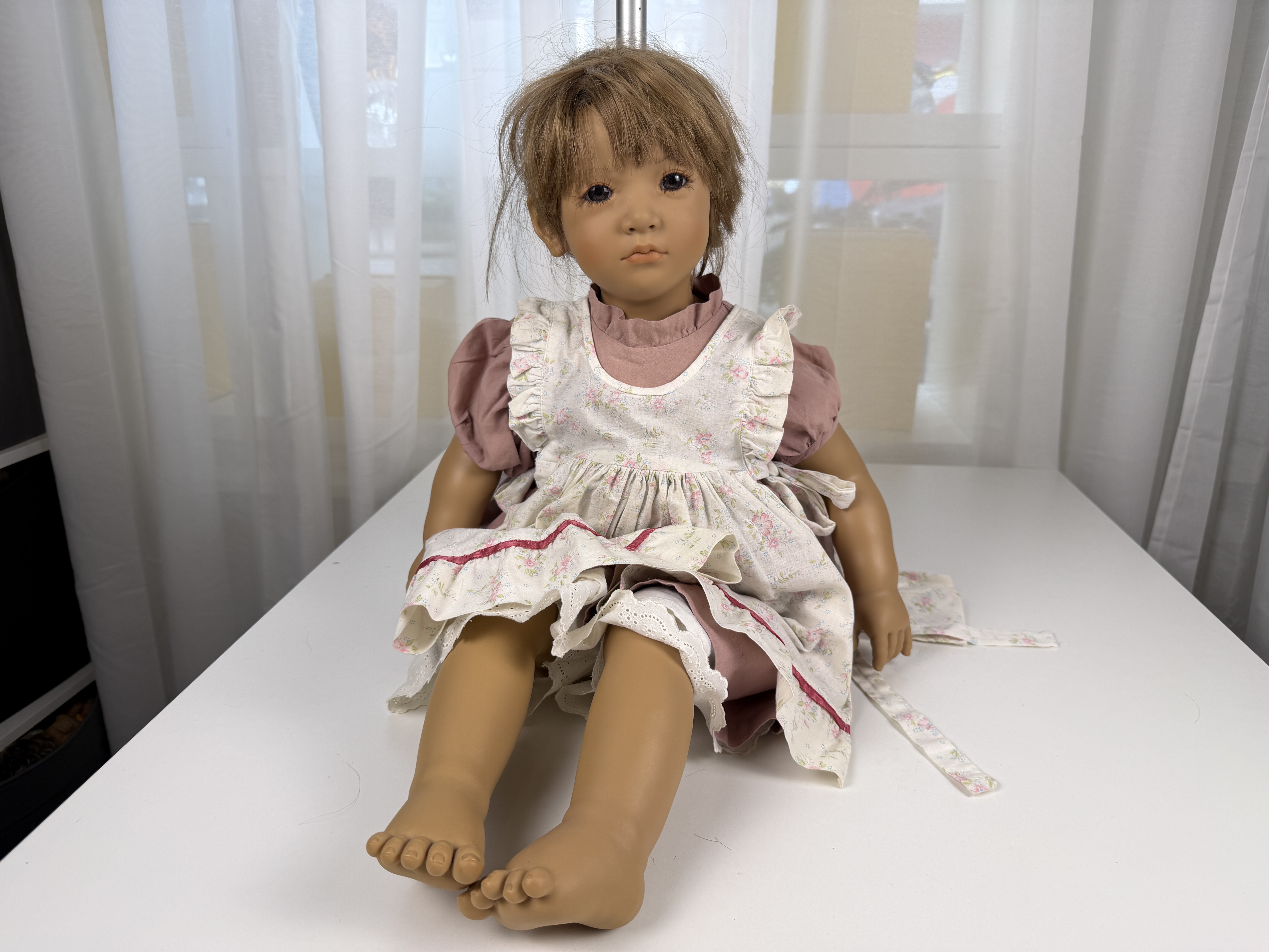 Künstlerpuppe Annette Himstedt Puppe Neblina 65 cm Top Zustand. 