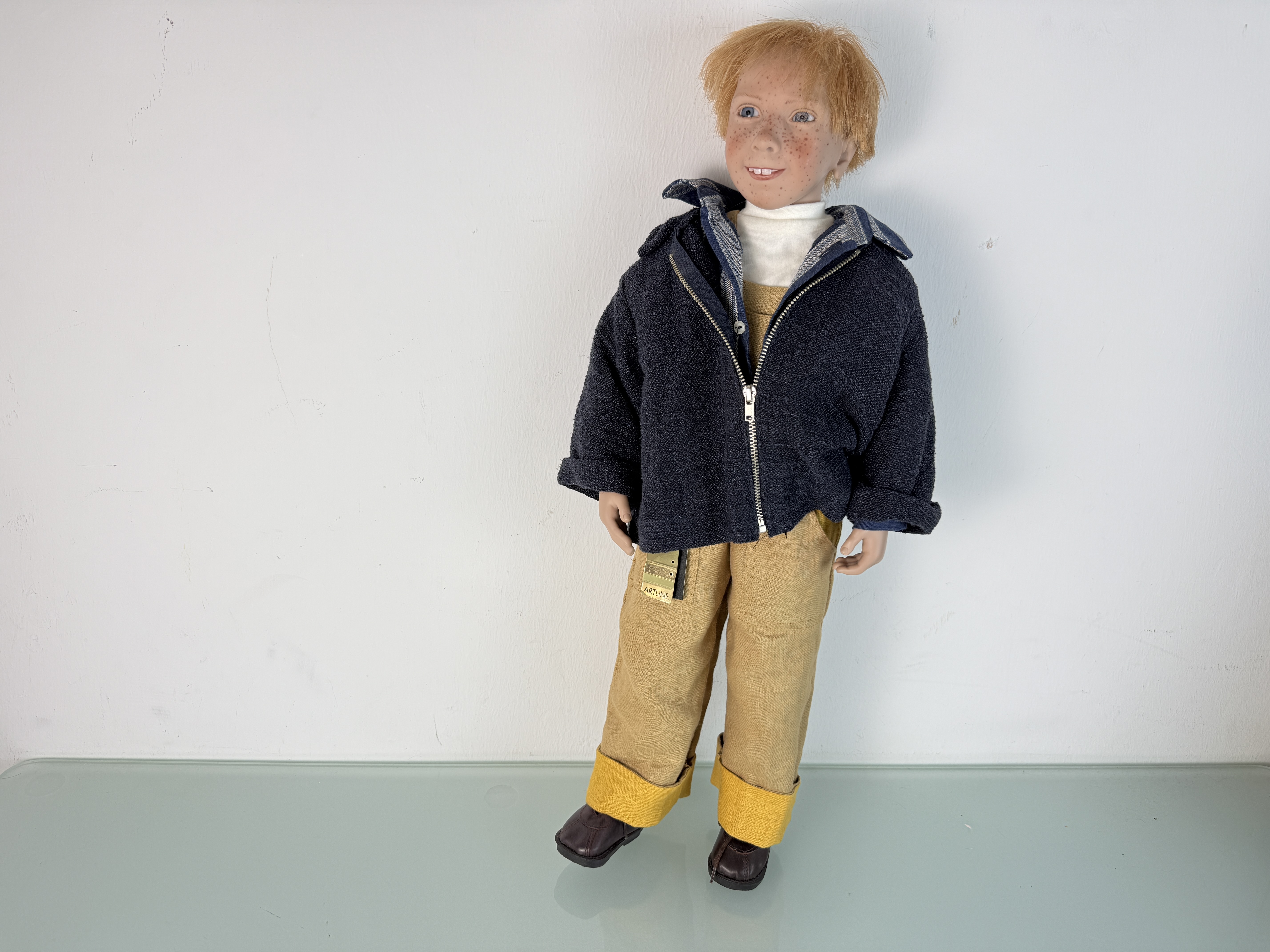 Zwergnase Künstlerpuppe Nicole Marschollek Puppe 62 cm. Top Zustand   