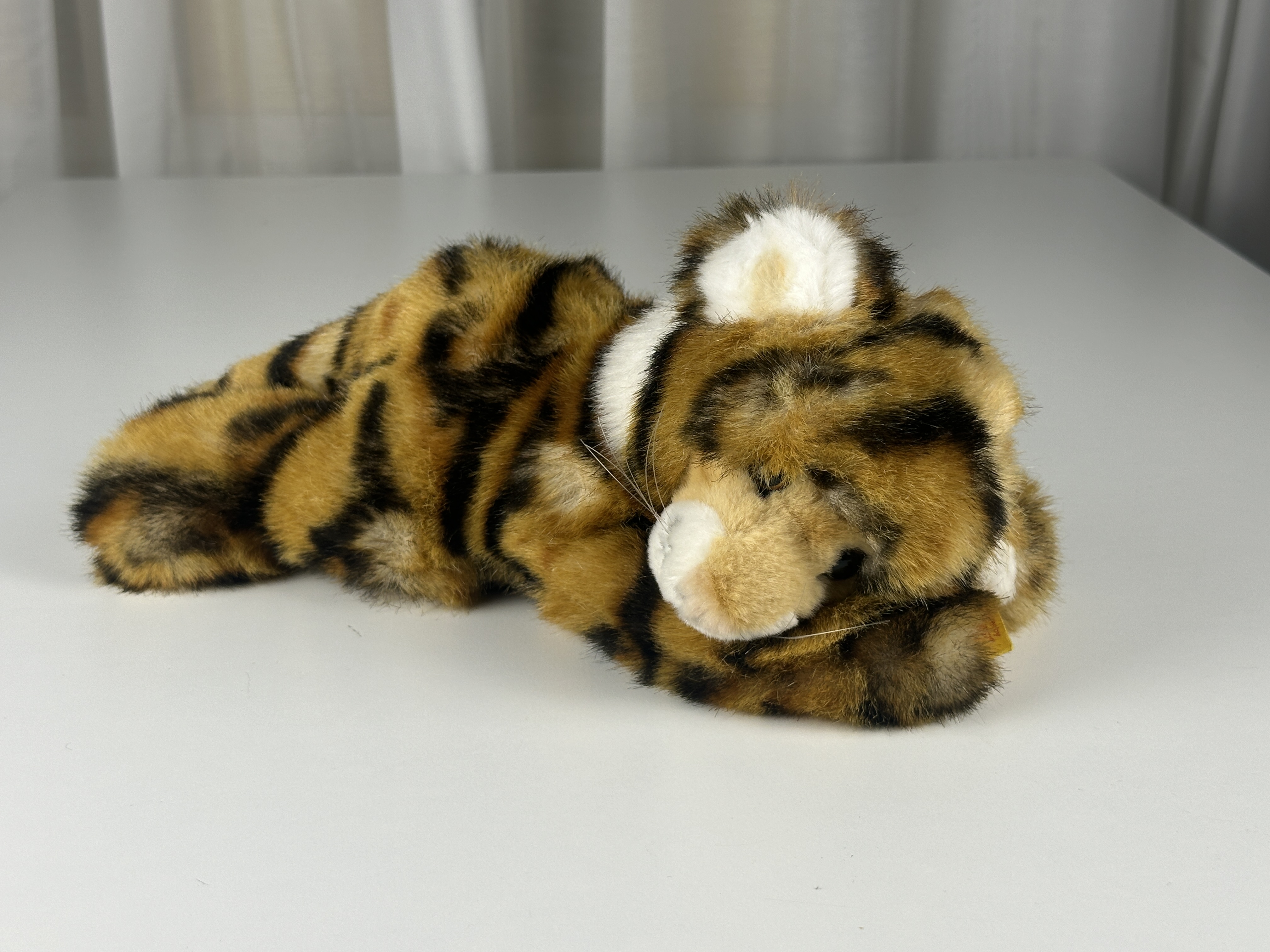 Steiff Tier 088100  Tiger Baby 12 x 31 cm. Top Zustand