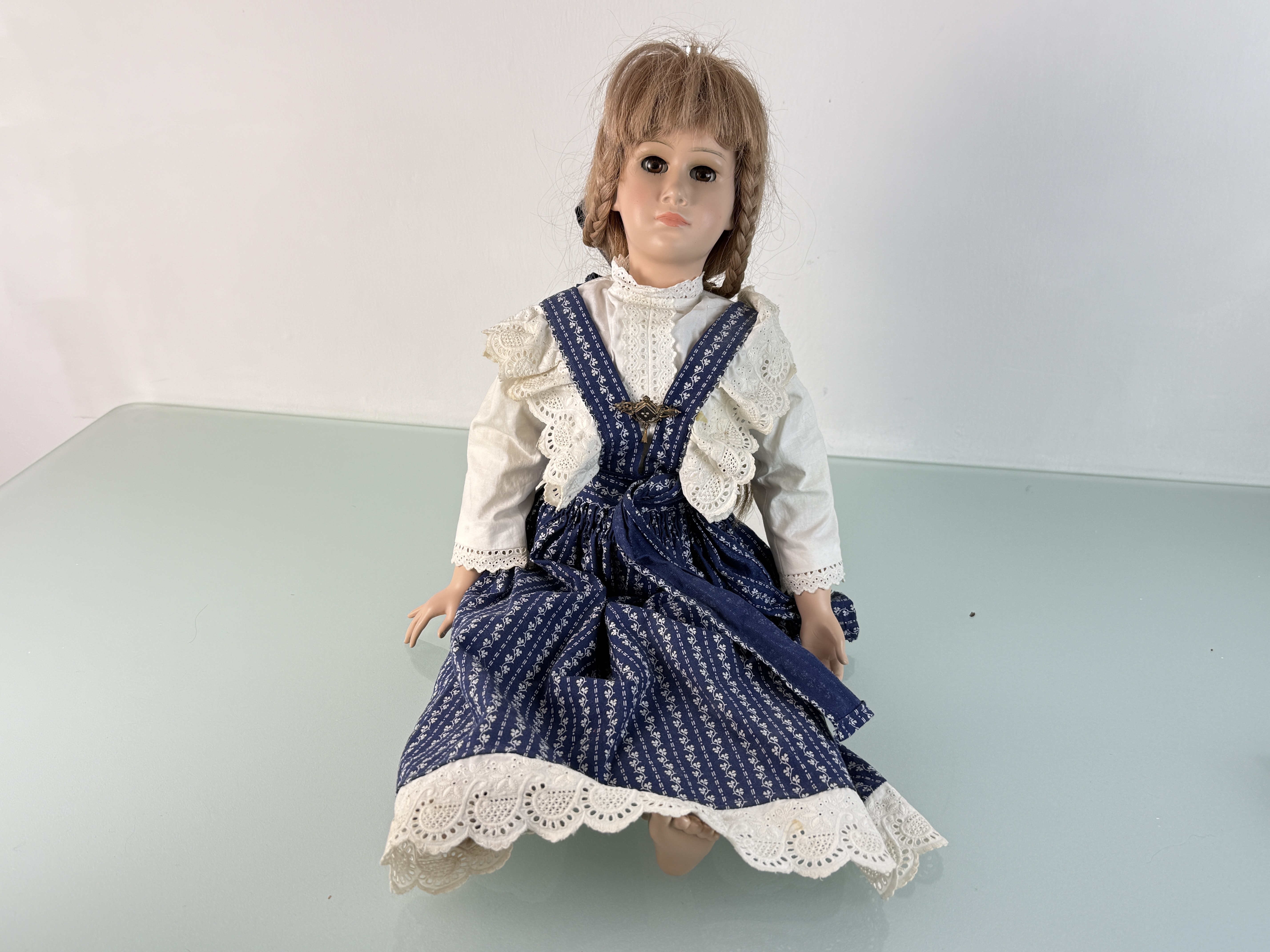 Künstlerpuppe Wernicke Puppe 55 cm. Top Zustand  