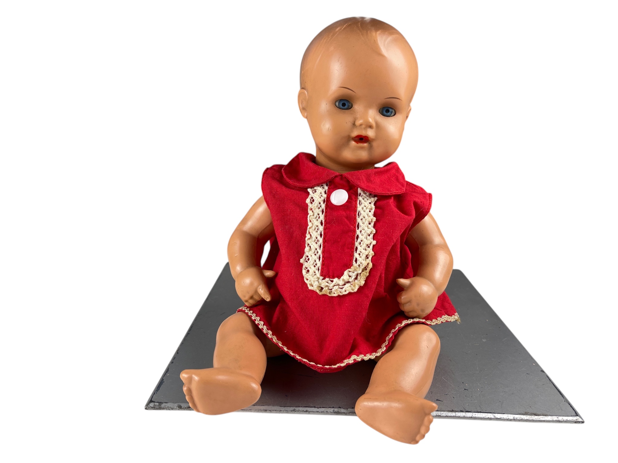 Alte Schildkröt-Puppe Schildkrötpuppe Puppe 31 cm Zustand siehe Fotos 