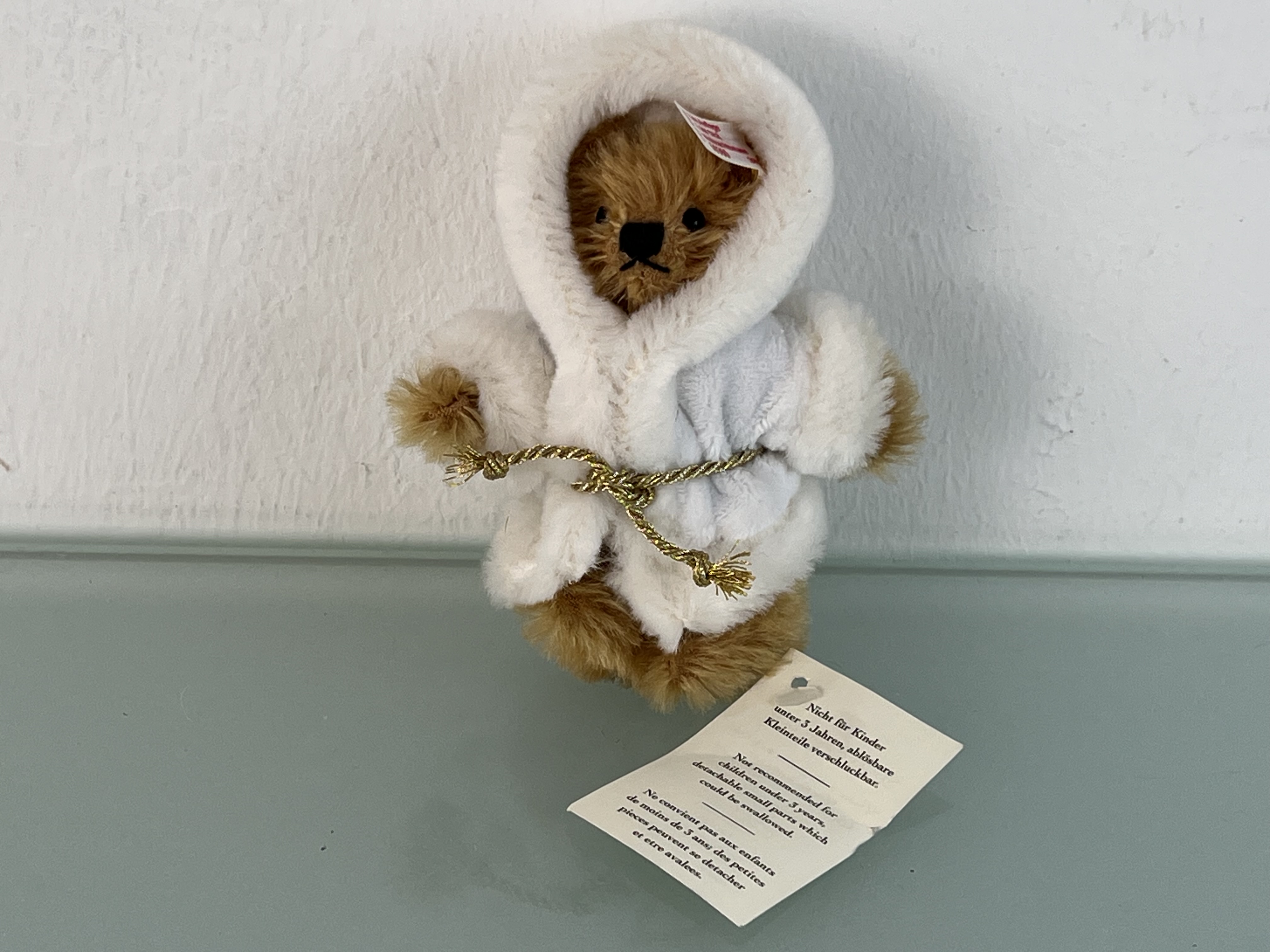Steiff Schlüsselanhänger 655753 Christmas Teddy Bär 13,5cm. Auflage-Nr. 00360. Top Zustand siehe Fotos