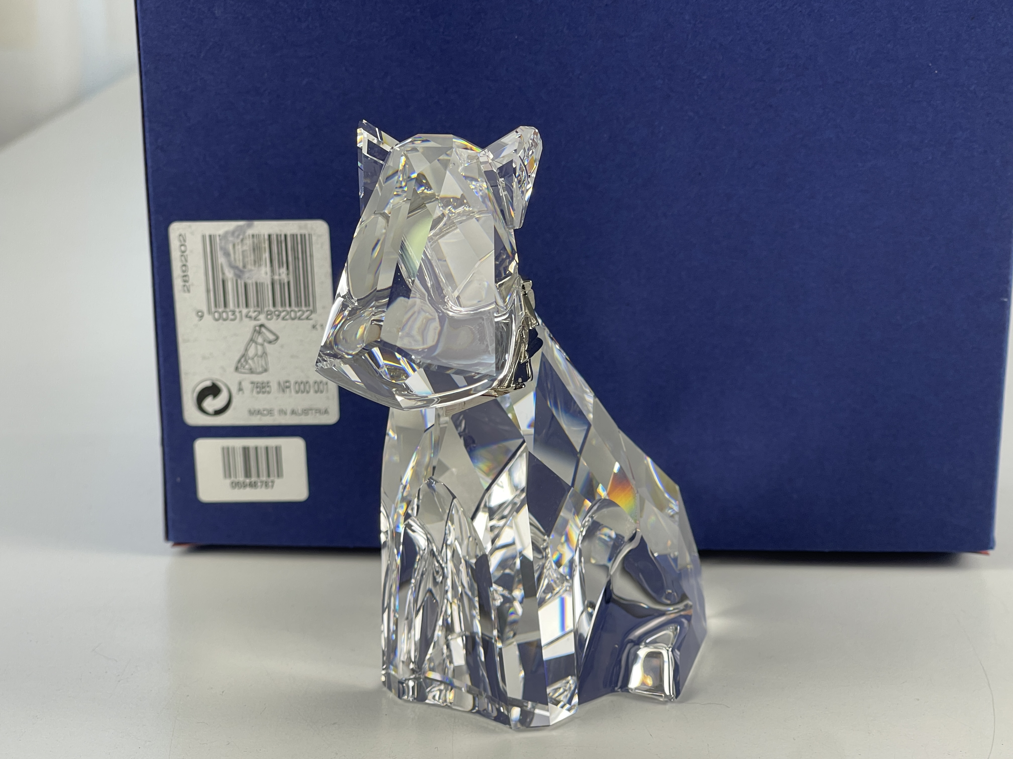  Swarovski Figur 289202 Symbol Hund Terrier 13 cm + OVP & Zertifikat. Top Zustand  