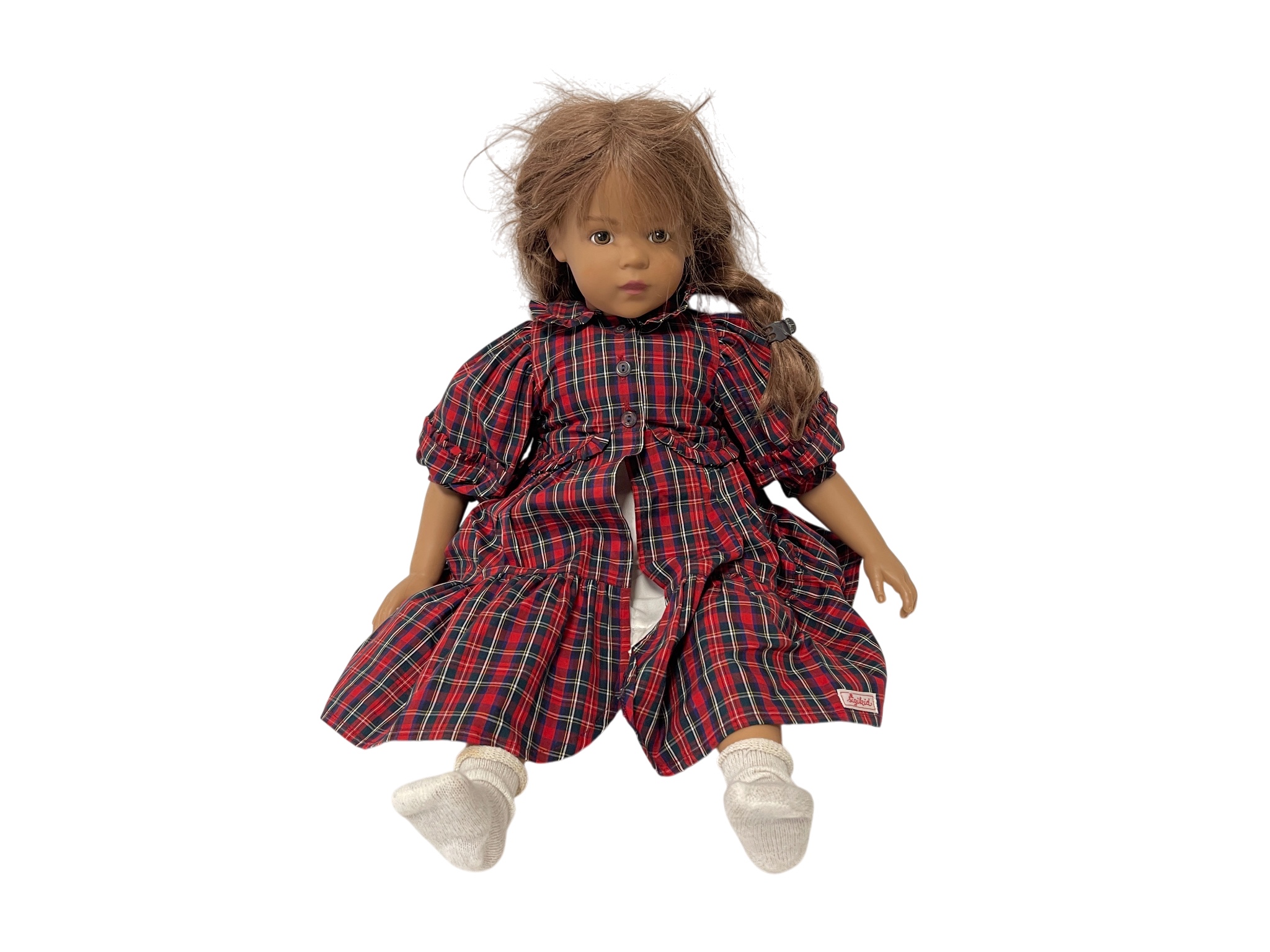 Sigikid Künstlerpuppe Vinyl Puppe 52 cm. Top Zustand  